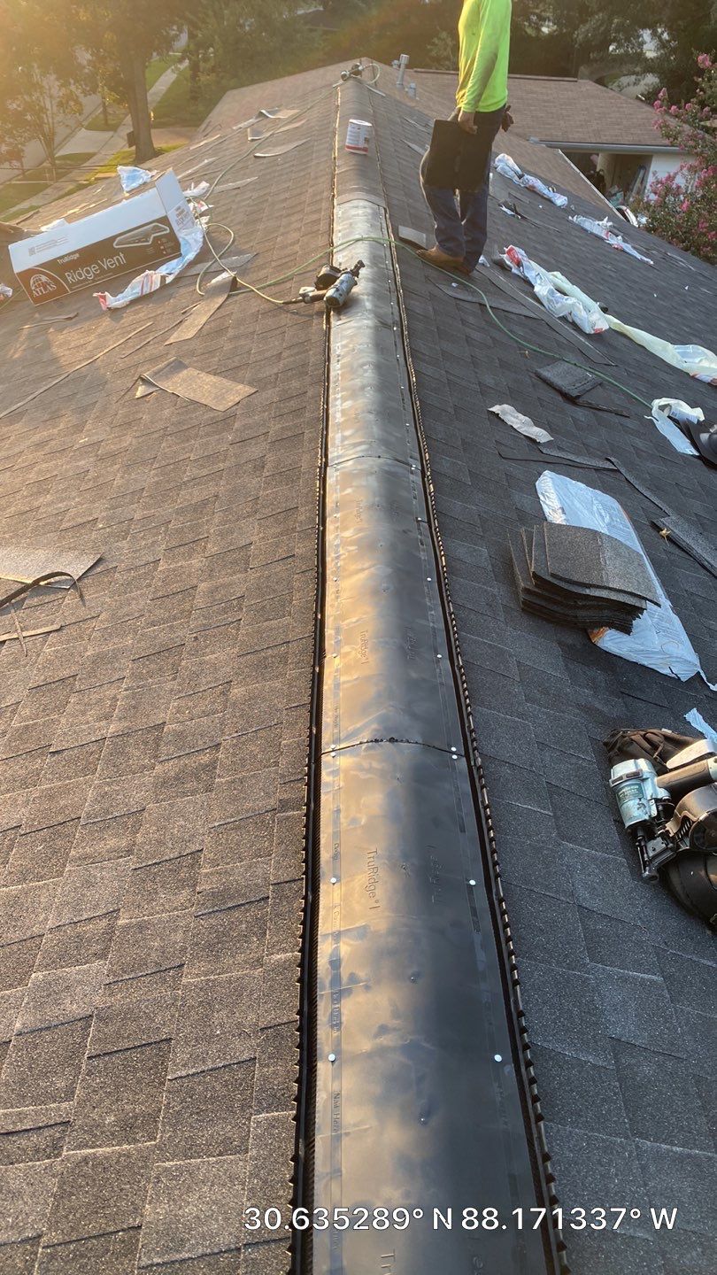 Residential Roofing Installation using Roof Replacement by American Roofing & Construction LLC