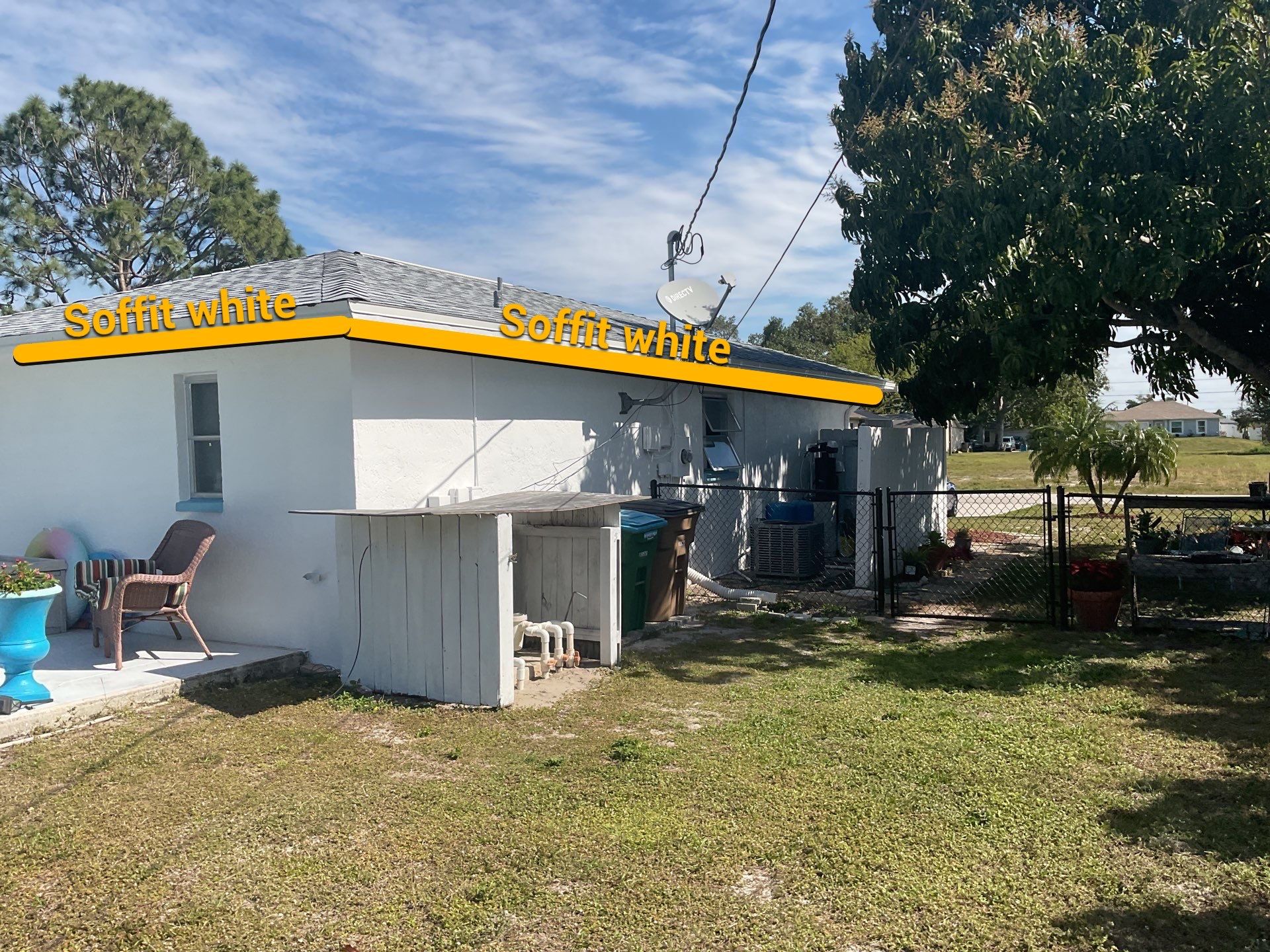 Soffit and Fascia Installation in Cape Coral FL by Gutter Professors