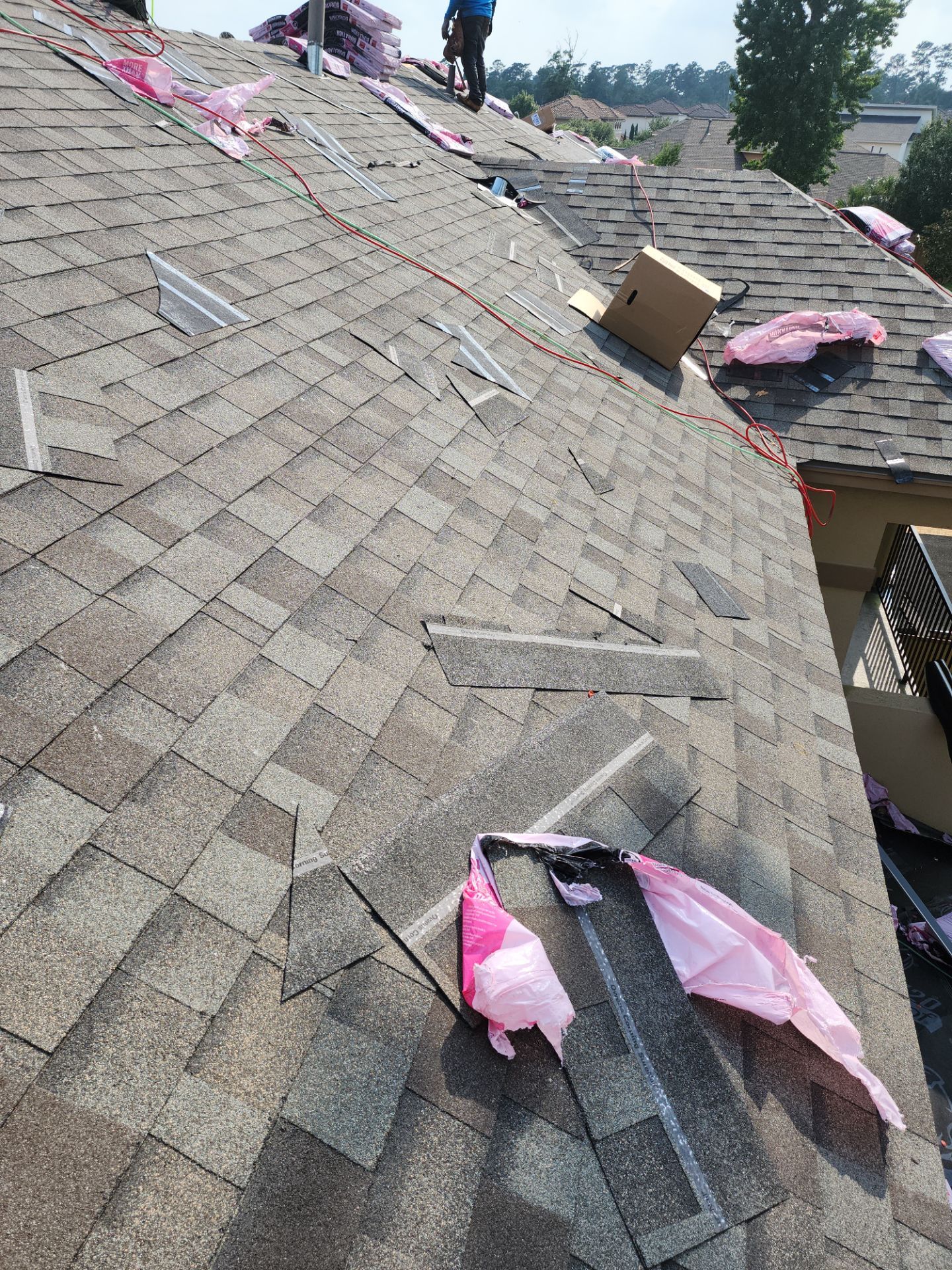 Residential Roofing Installation using Owen's Corning Duration (Lifetime) Shingles by Roof Repair Company