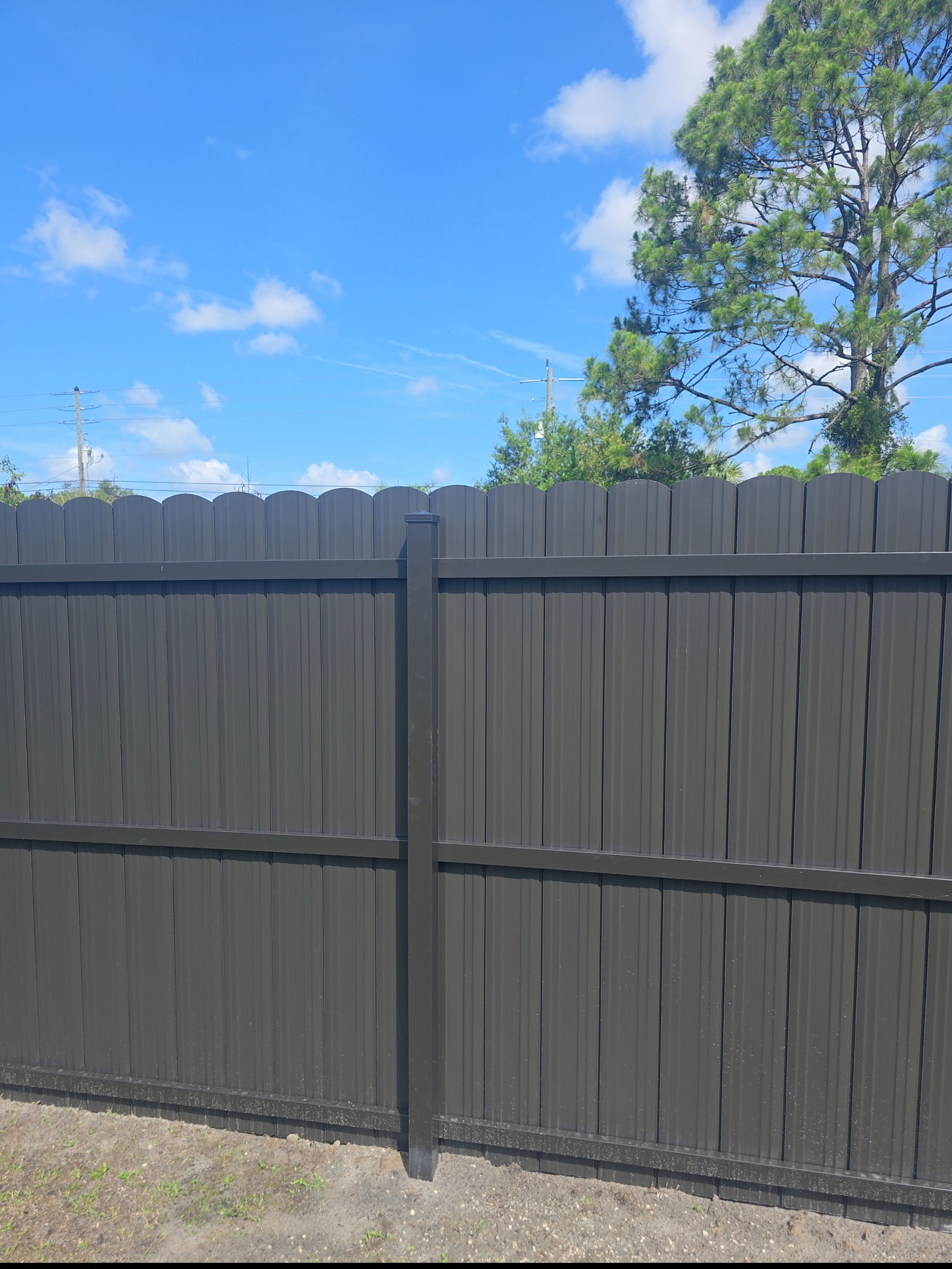 Bronze Metal Privacy in North Port by True Fence LLC