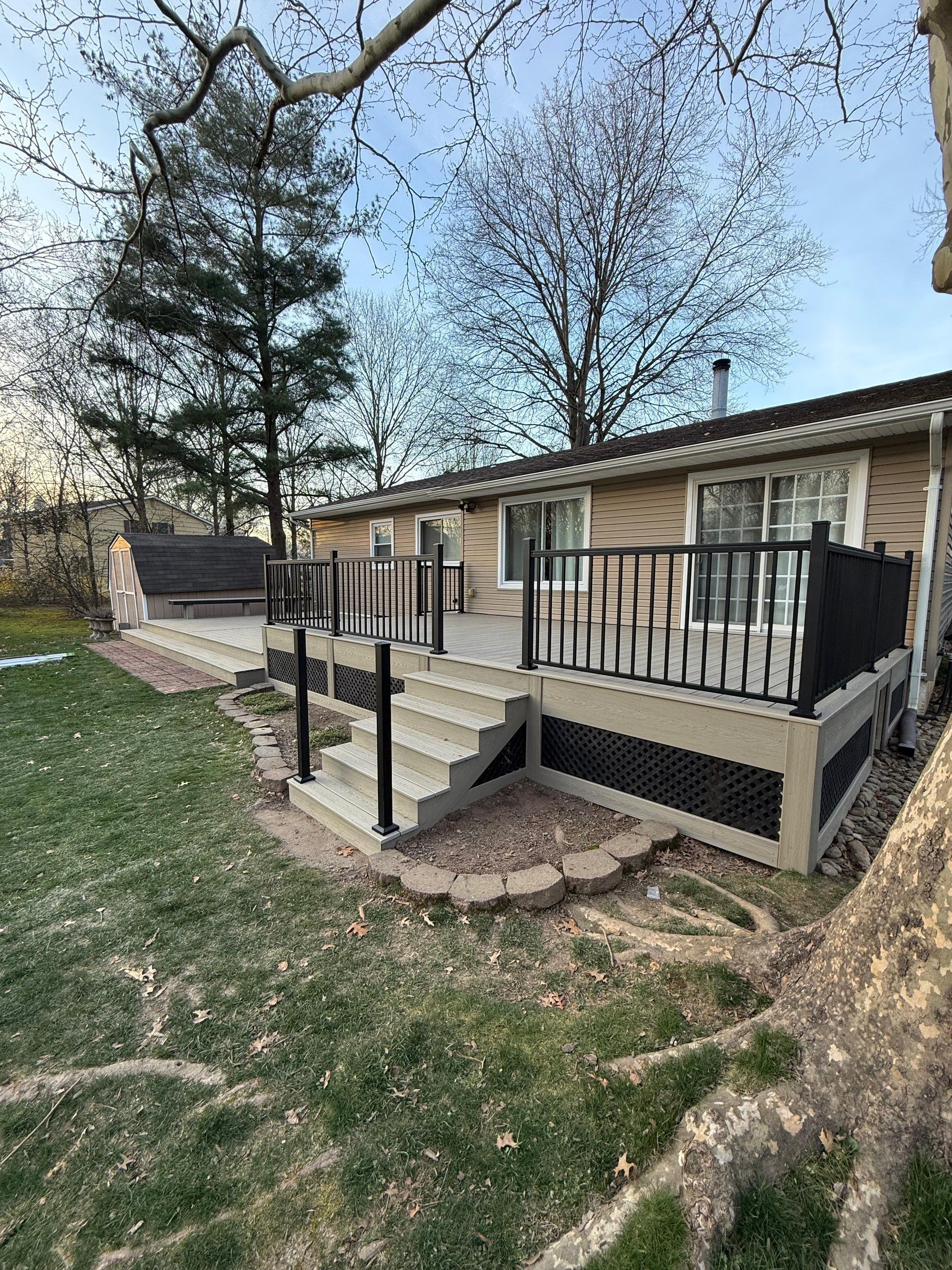 Deck Resurface In East Windsor  by deck guardian