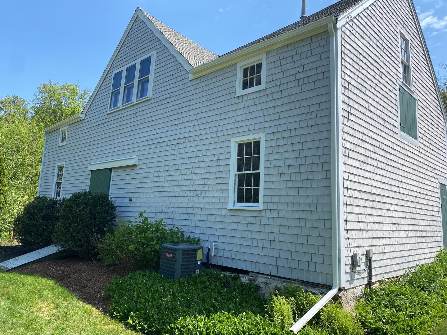 Gutter Installation using Two Styles of Gutter in Duxbury, MA by Gutter Pro Enterprises
