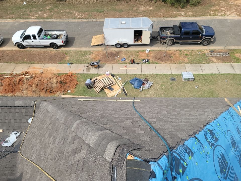 Residential Roofing Installation using Roof Replacement by American Roofing & Construction LLC