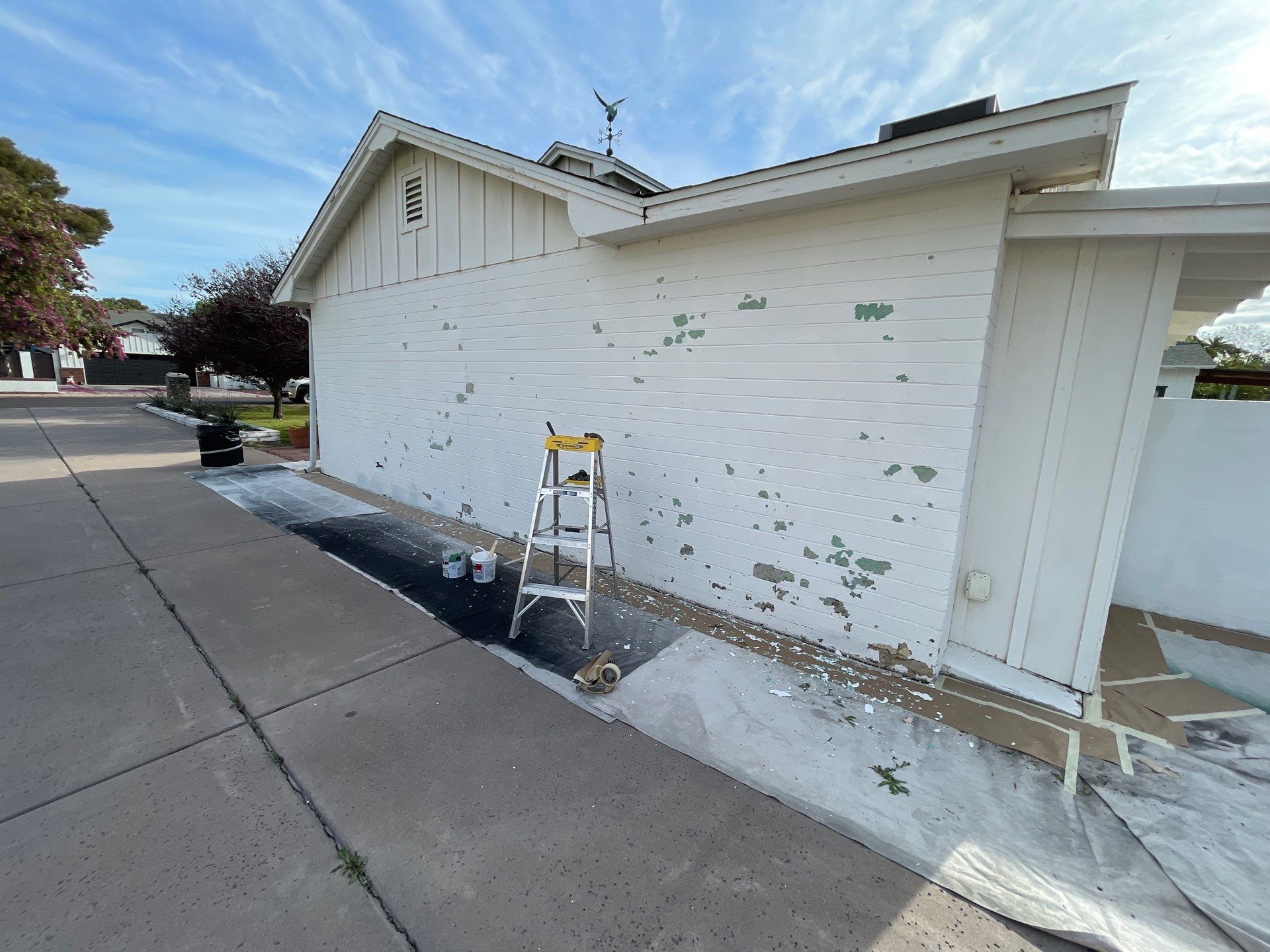 Wagon Wheel - A Stunning Home Exterior Makeover with Dunn Edwards Paints in Phoenix, AZ by Double G Painting Contractors, LLC