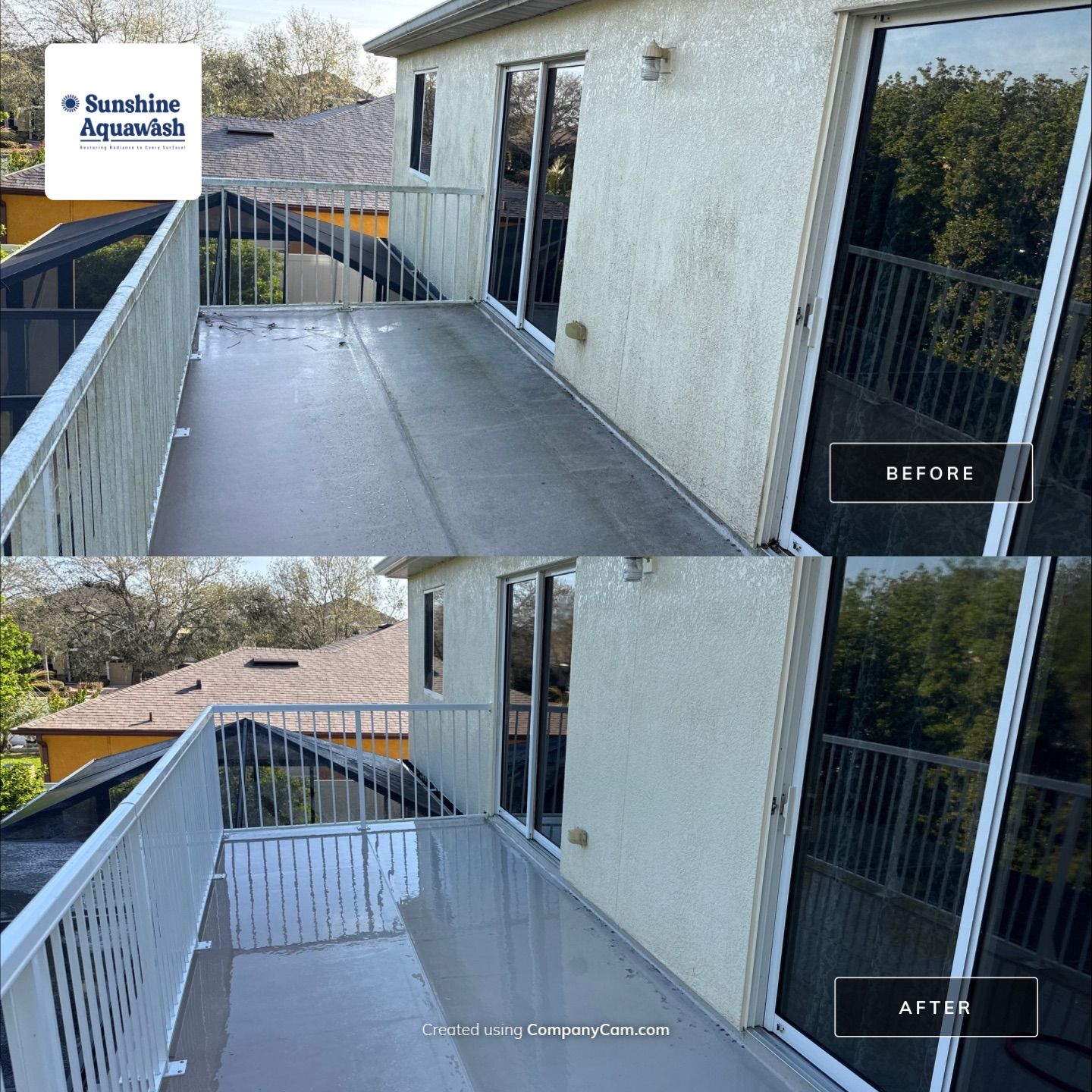 Barrington Ridge 2-Story House & Driveway Cleaning – Before & After Transformation! by Sunshine AquaWash