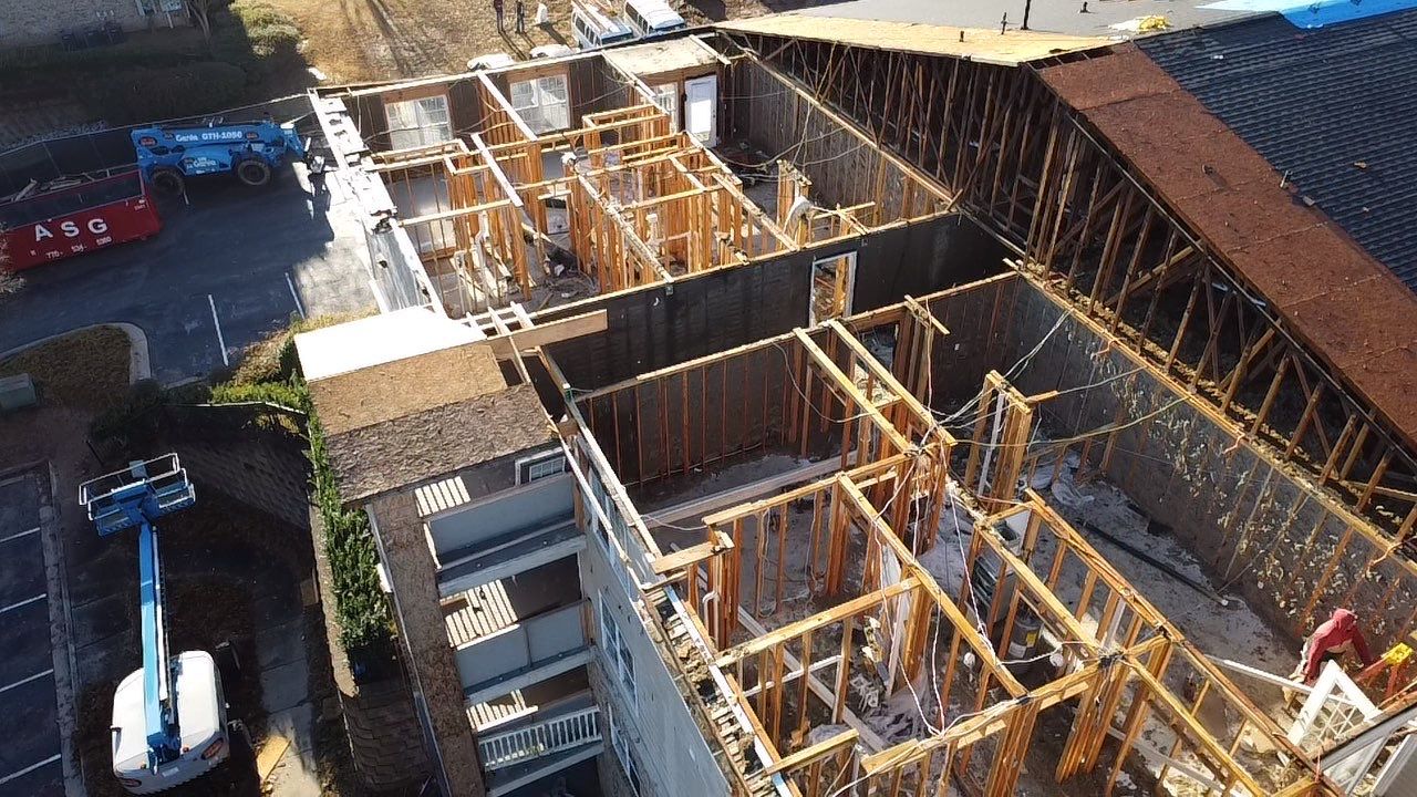 Current restoration project by RJ's Reliable Construction