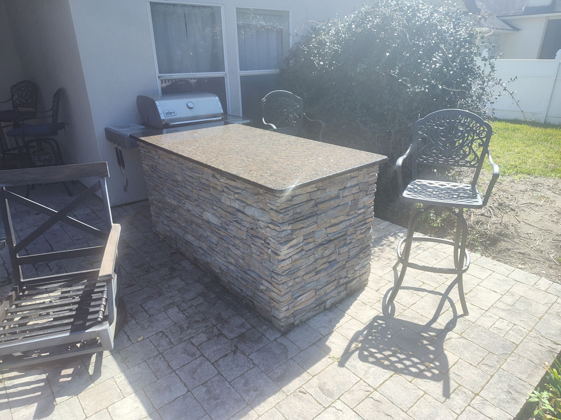 paver patio using Concrete Sealant by DuraSeal