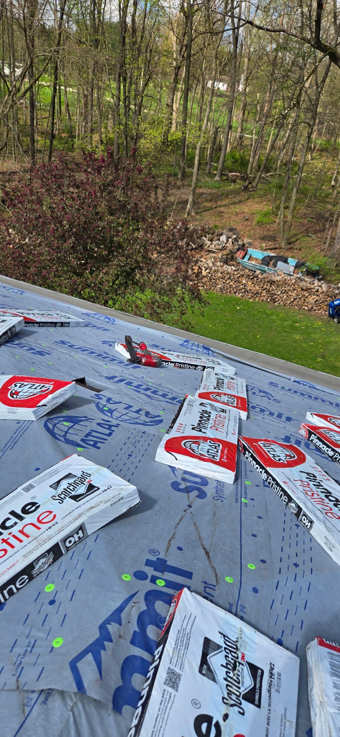 Bill R: Atlas Pinnacle, Color, Hearthstone, Drip Edge, Color, White by Eagle Eye Roofing