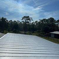 24ga 5V Crimp Mill Finish  by Total Roofing System The Metal Roof Experts