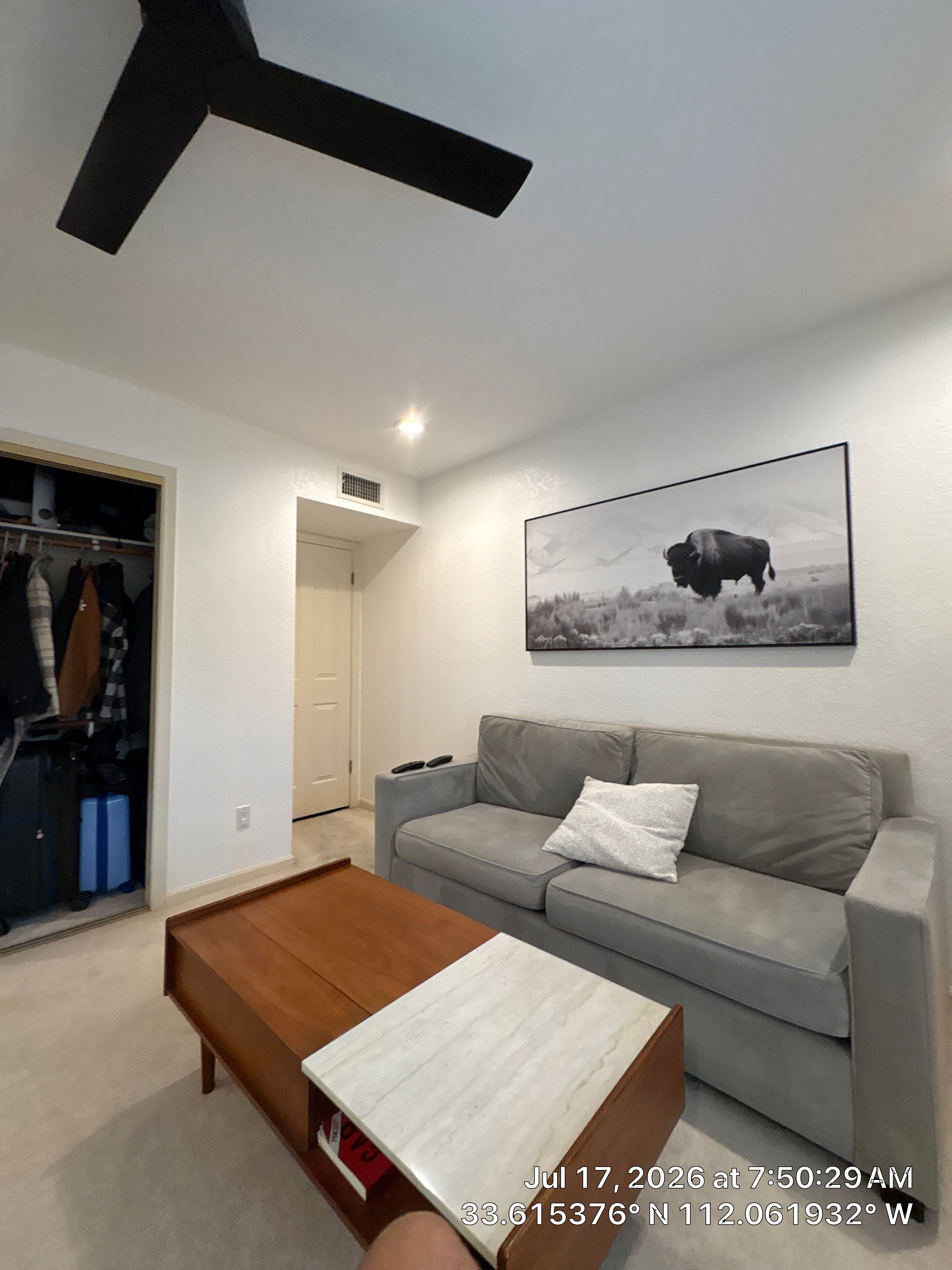 Custom Home Office and Multi-Media Room Renovation in Phoenix by CompanyCam Sales Demo