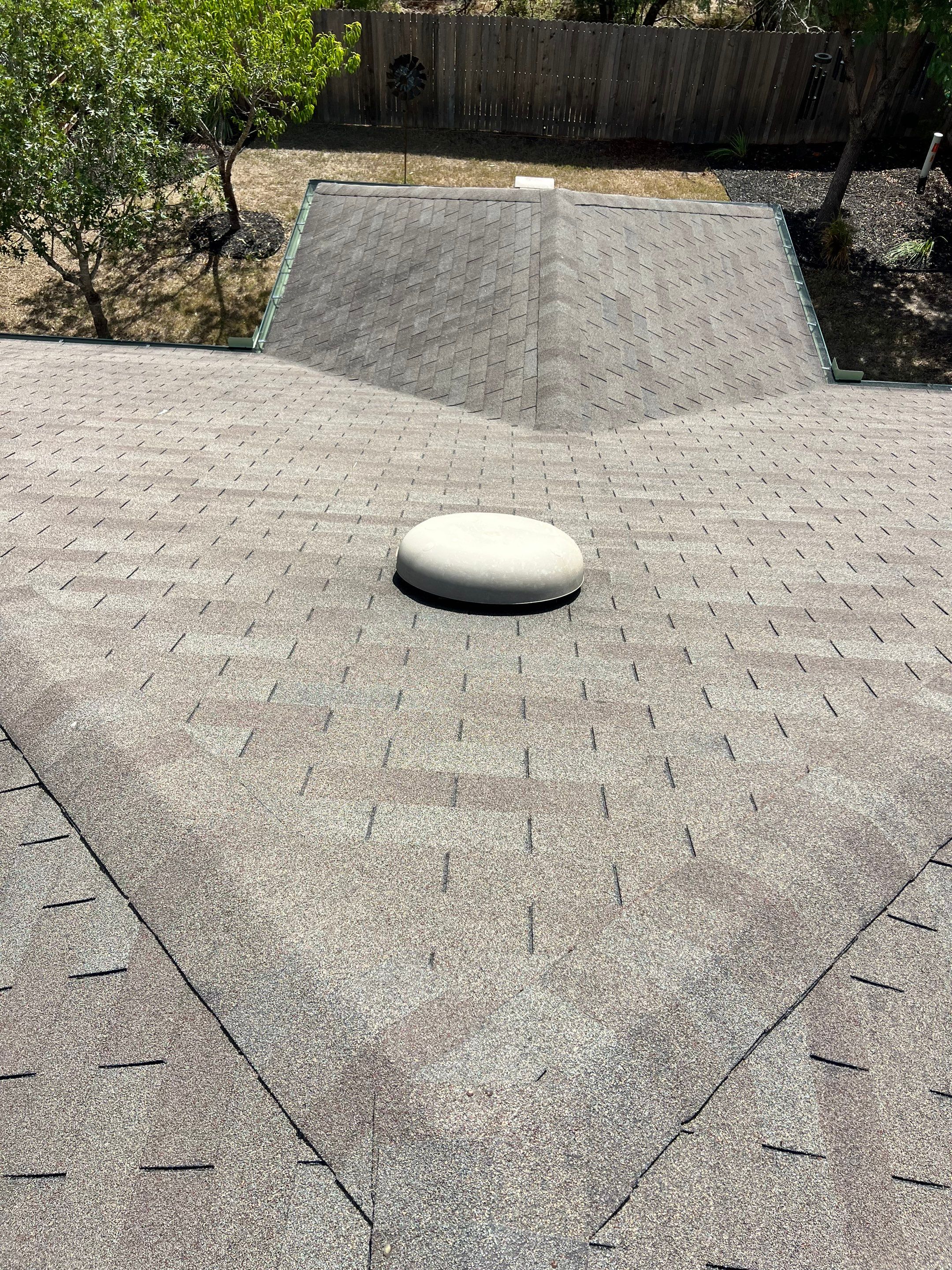 Hail Damage Roof Inspection using Roof and Drone Inspection by Premier Roofing and Contracting