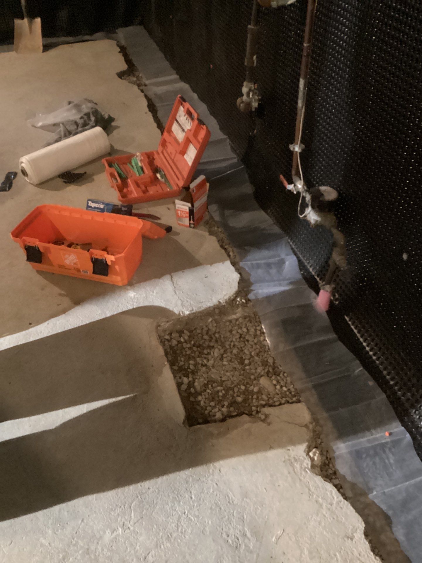 Interior Basement Waterproofing in NE MPLS by Waterproofing Northeast