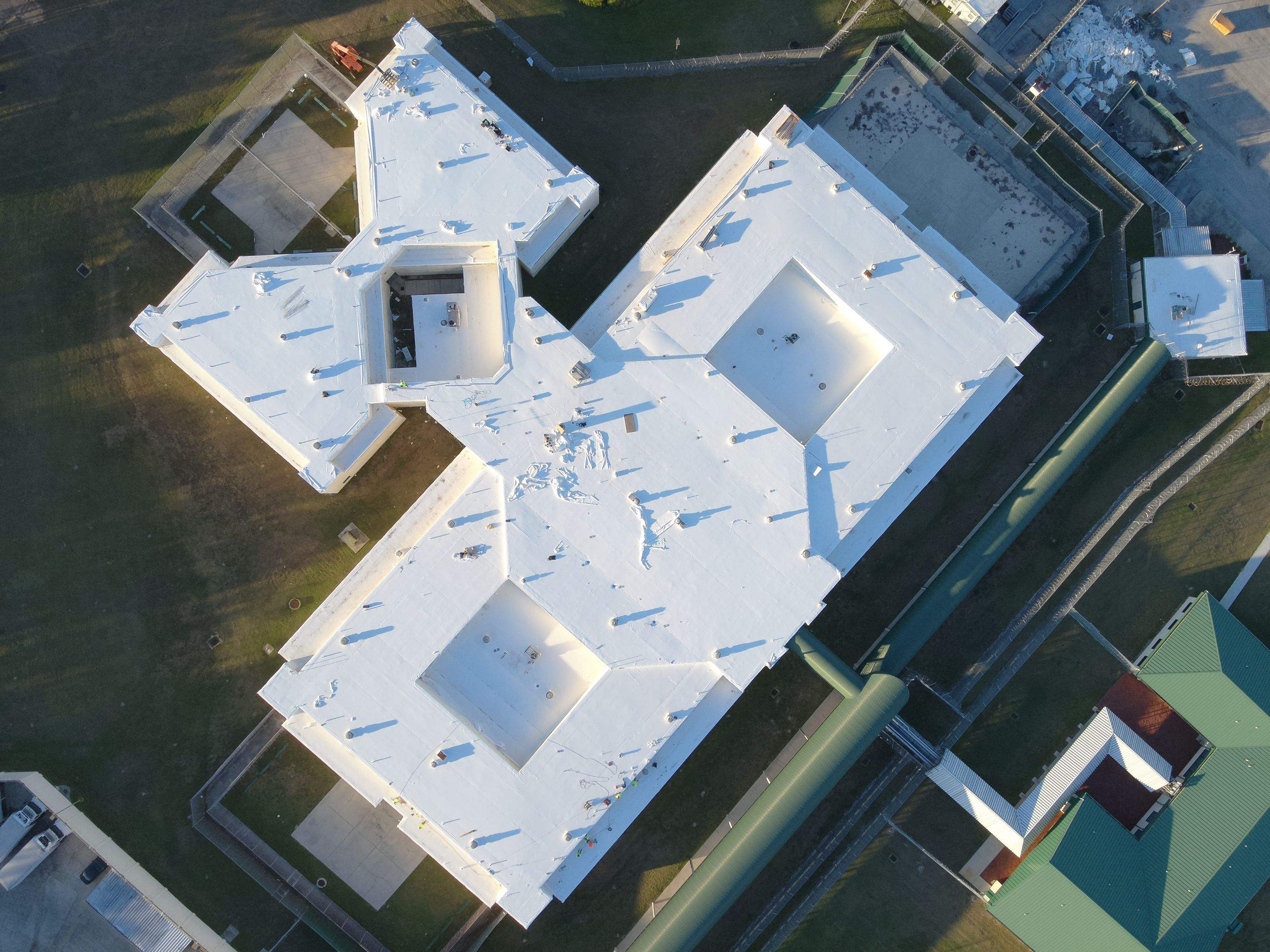 Polk County Jail - Roof Replacement by 1st Class Roofing, Inc.