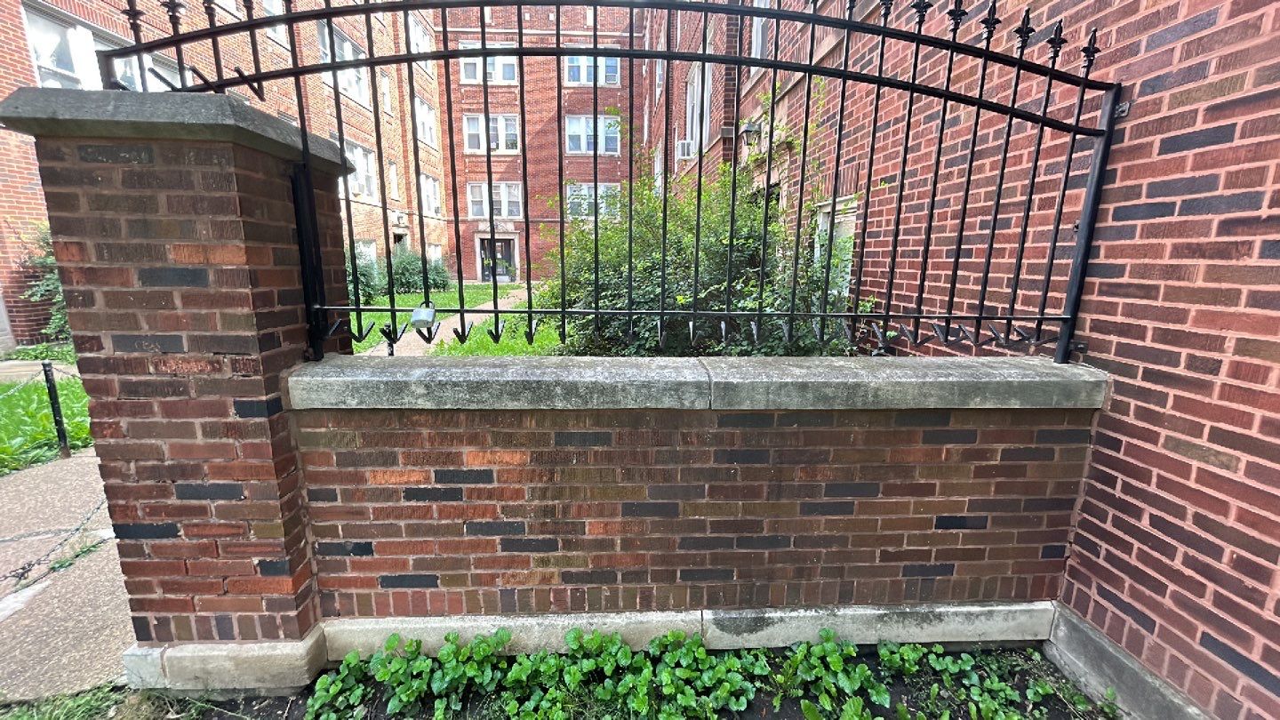 natural stone using Algaecide, soft wash soap by Northern Power Washing LLC.