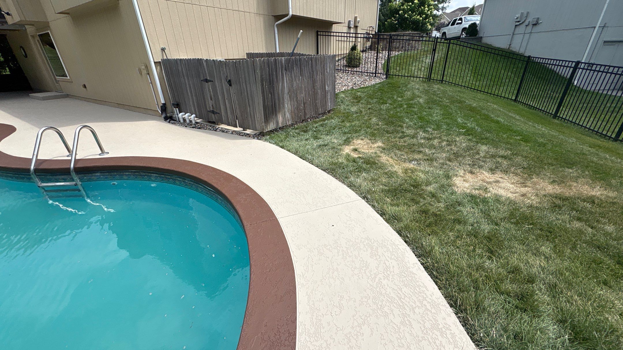 Pool Deck Refresh- Kansas City, MO by Big Red Decorative Concrete, LLC