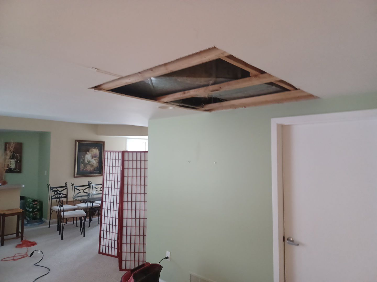 Project in West Bloomfield Township by EzDry Water Mitigation & Property Restoration