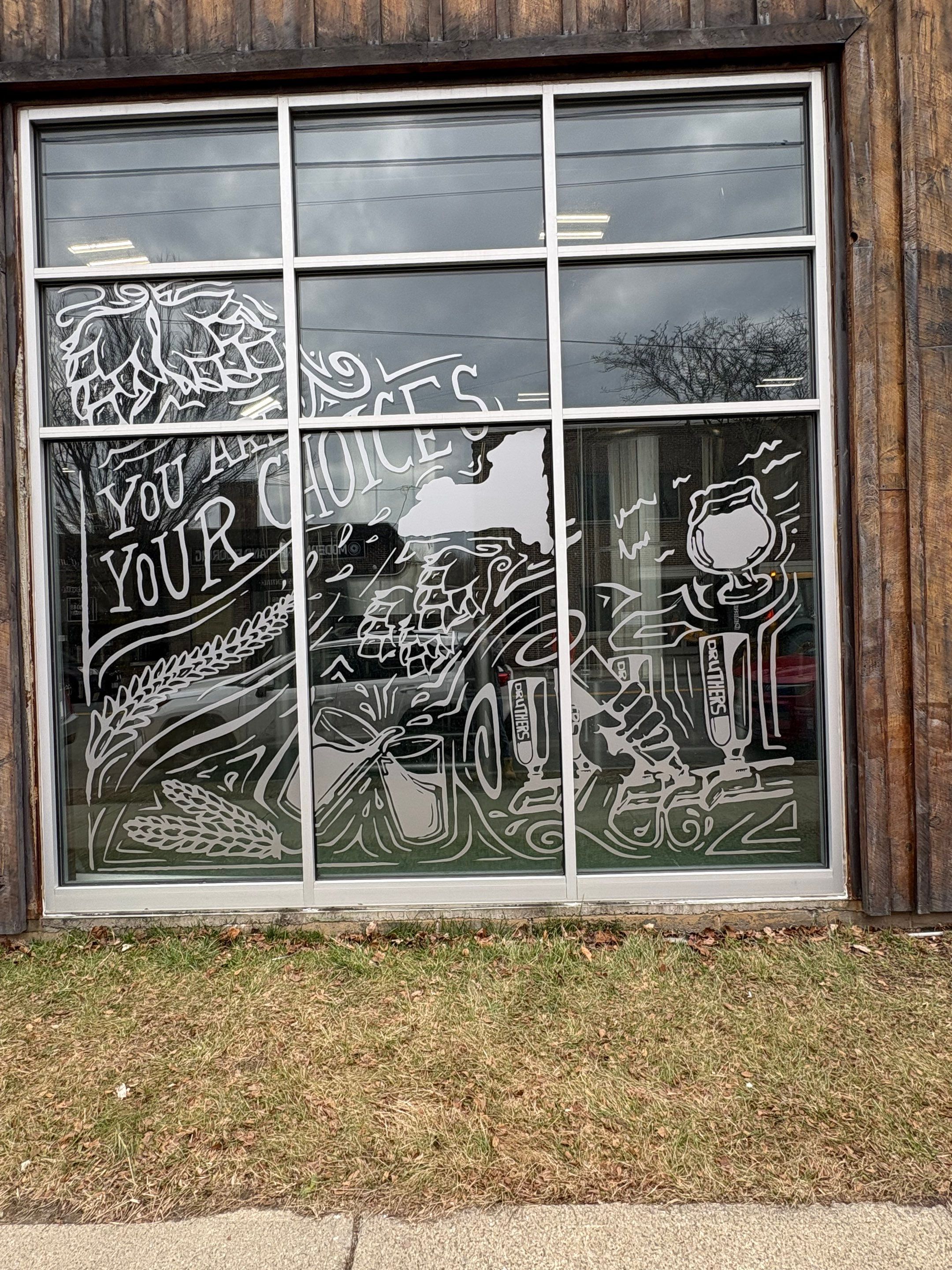 Druthers Albany NY - Vinyl & Interior updates by FASTSIGNS of Saratoga Springs 