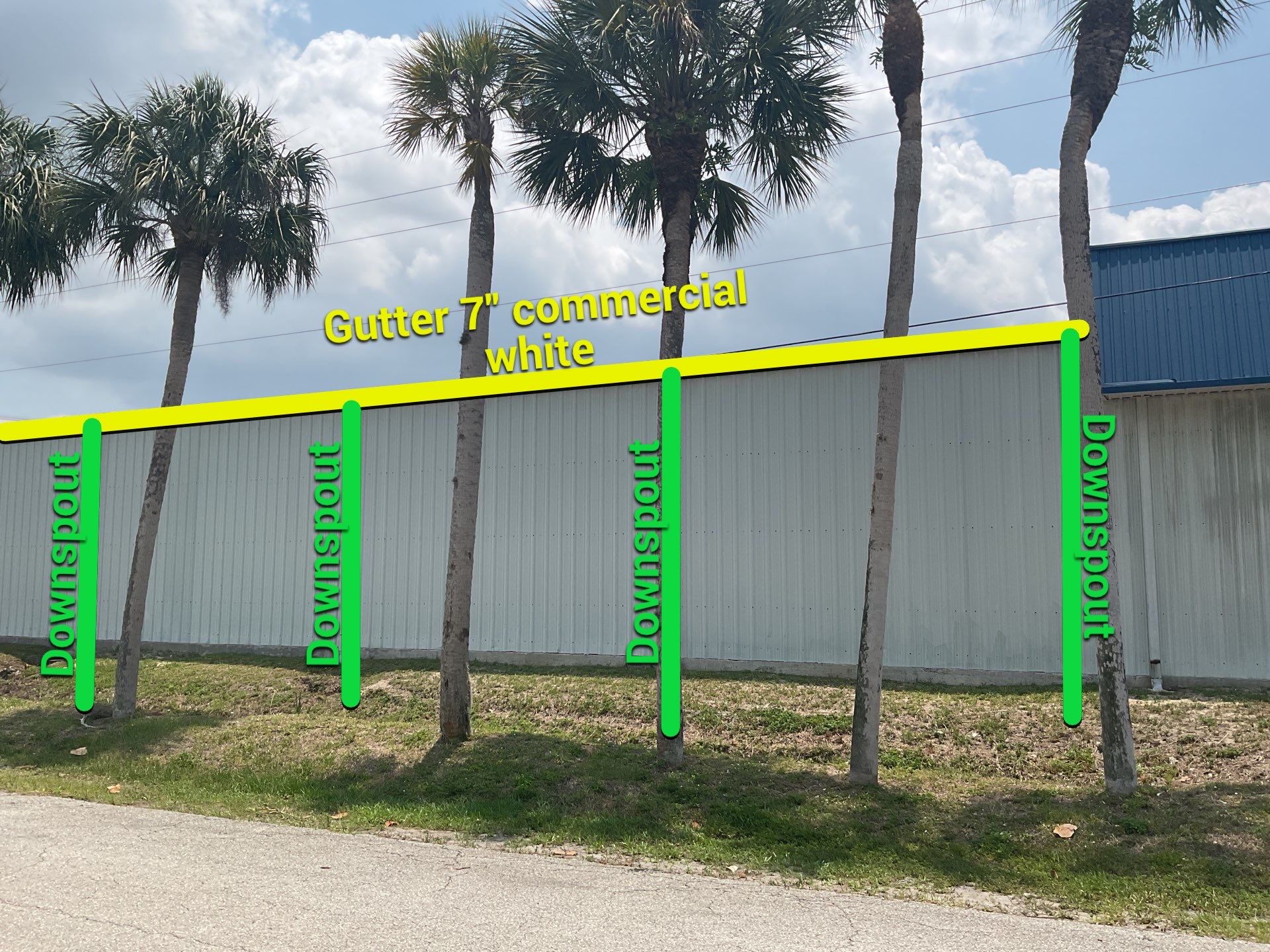 Commercial Gutter Installation in Fort Myers FL by Gutter Professors