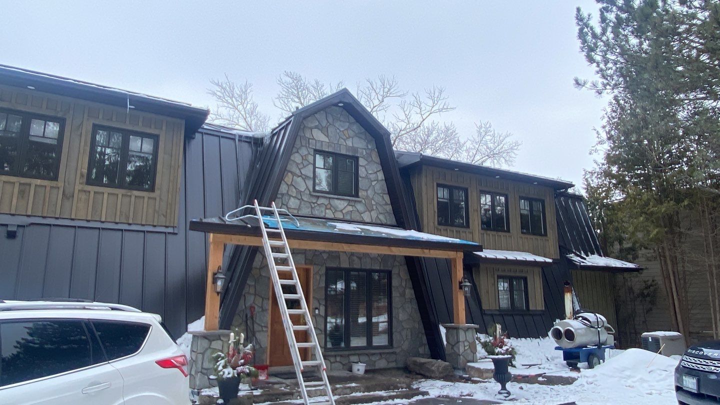Residential Roofing Installation using 16" Standing Seam Panels by Jay Carter Roofing & Sheet Metal