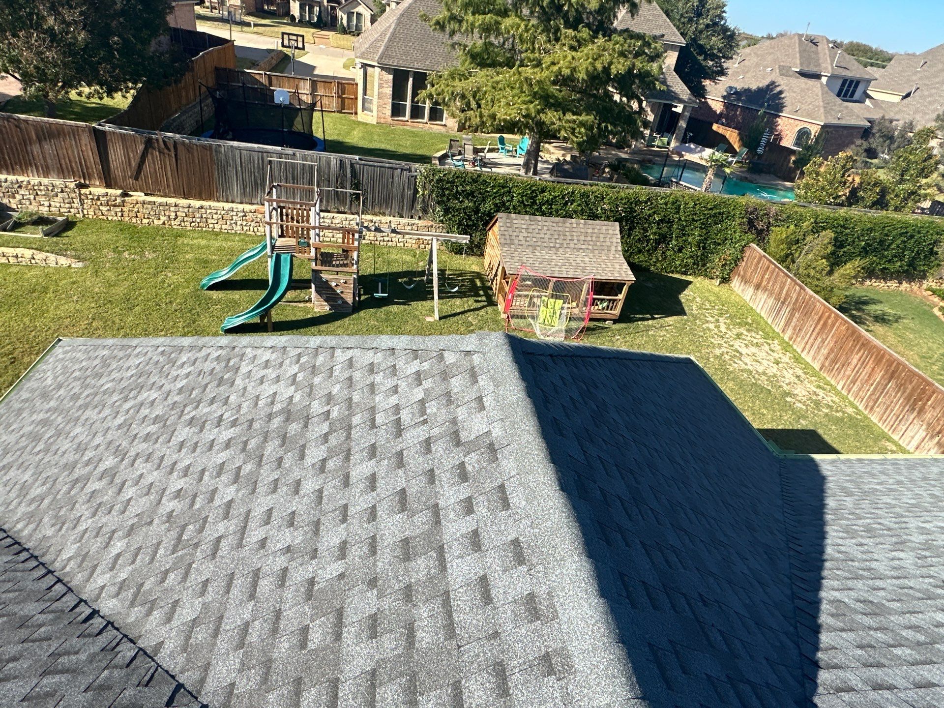Full Roof Replacement in Mansfield Texas - GAF MasterElite Golden Pledge 25 year Warranty by First United Roofing & Construction