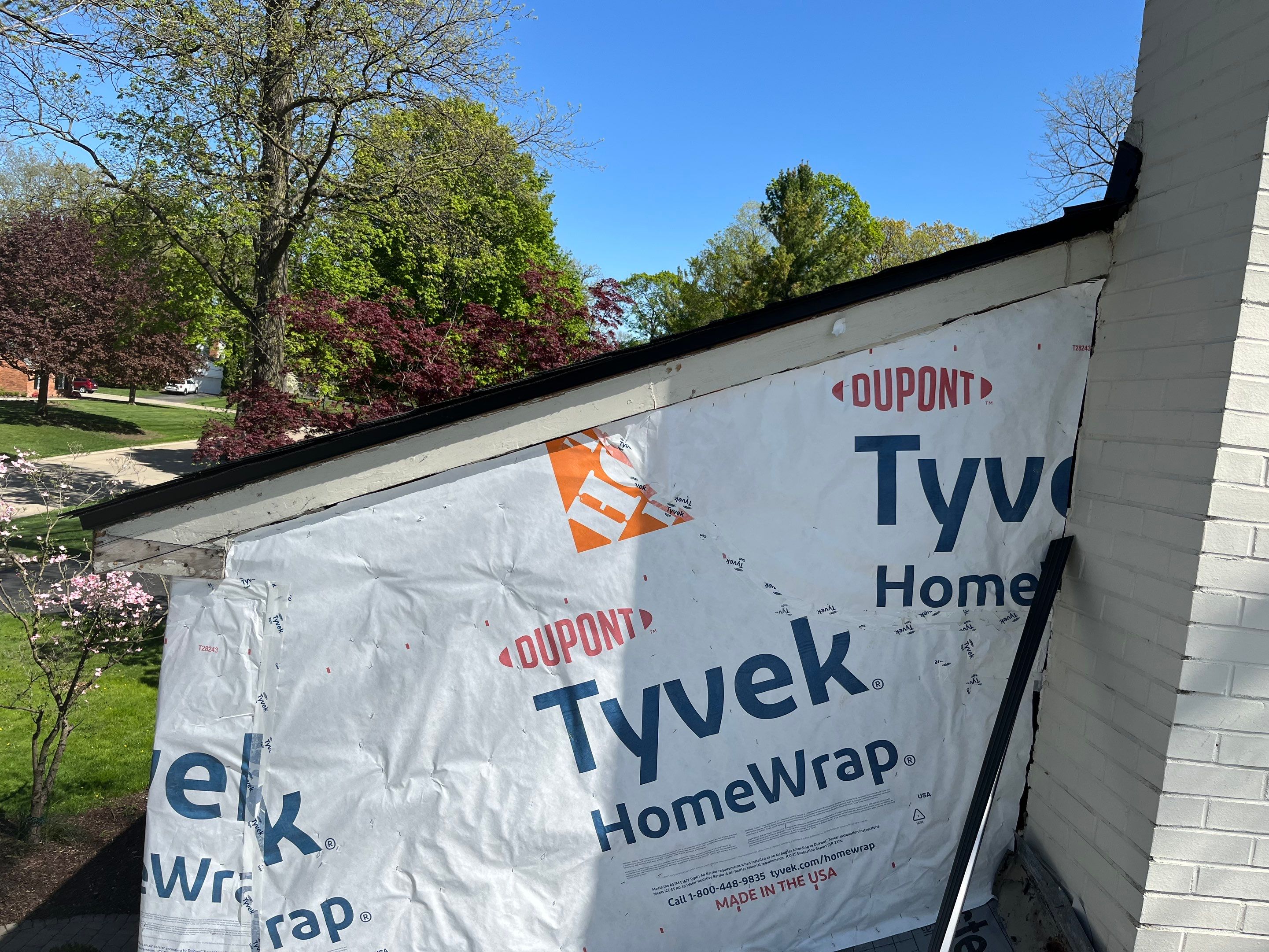 Siding Replacement using Hardie Plank S8 1/4"  Arctic White by 180 Contractors