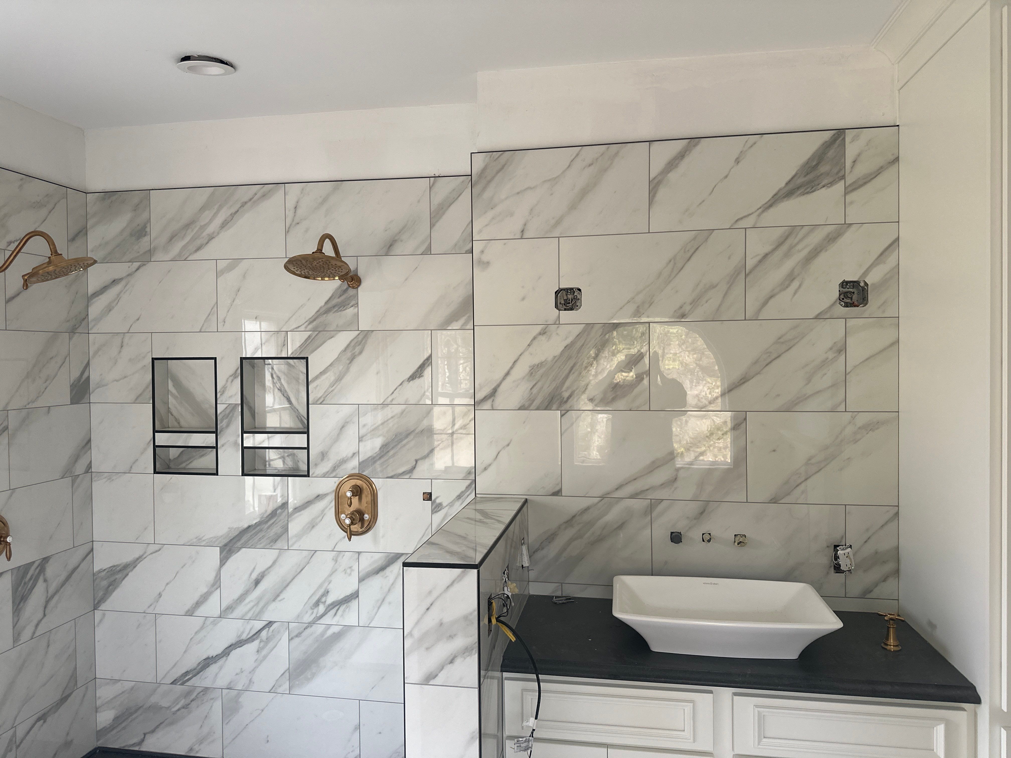 Shumaker Bathroom Remodel by Kitchen Works LLC