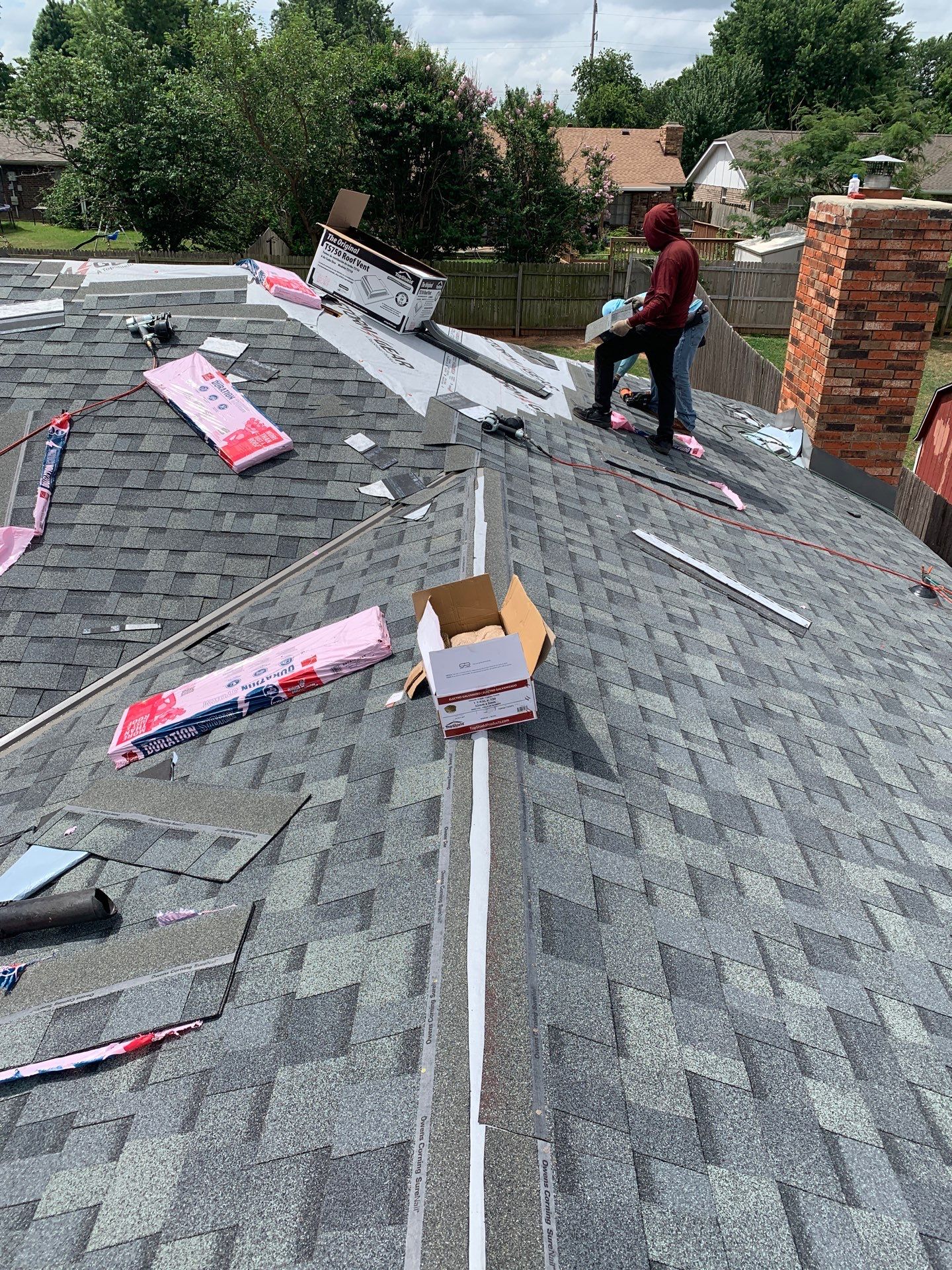 Residential Roofing Installation using Owens Corning by Castillo Roofing