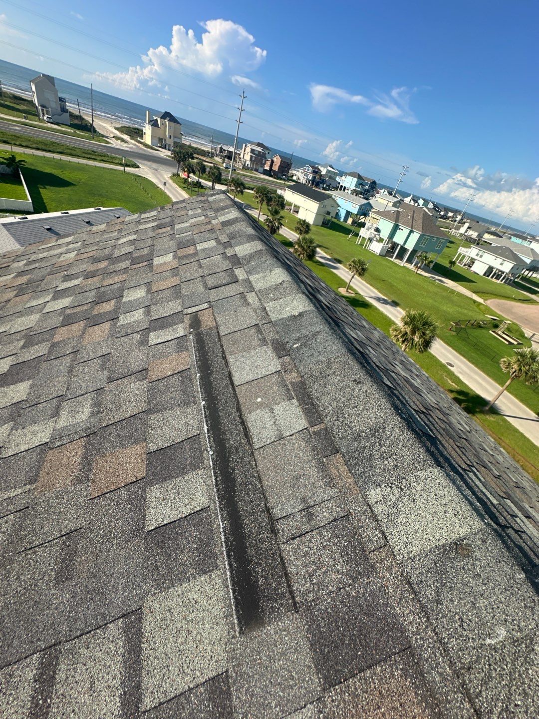 Hail Damage using Owen's Corning Duration (Lifetime) Shingles by Roof Repair Company