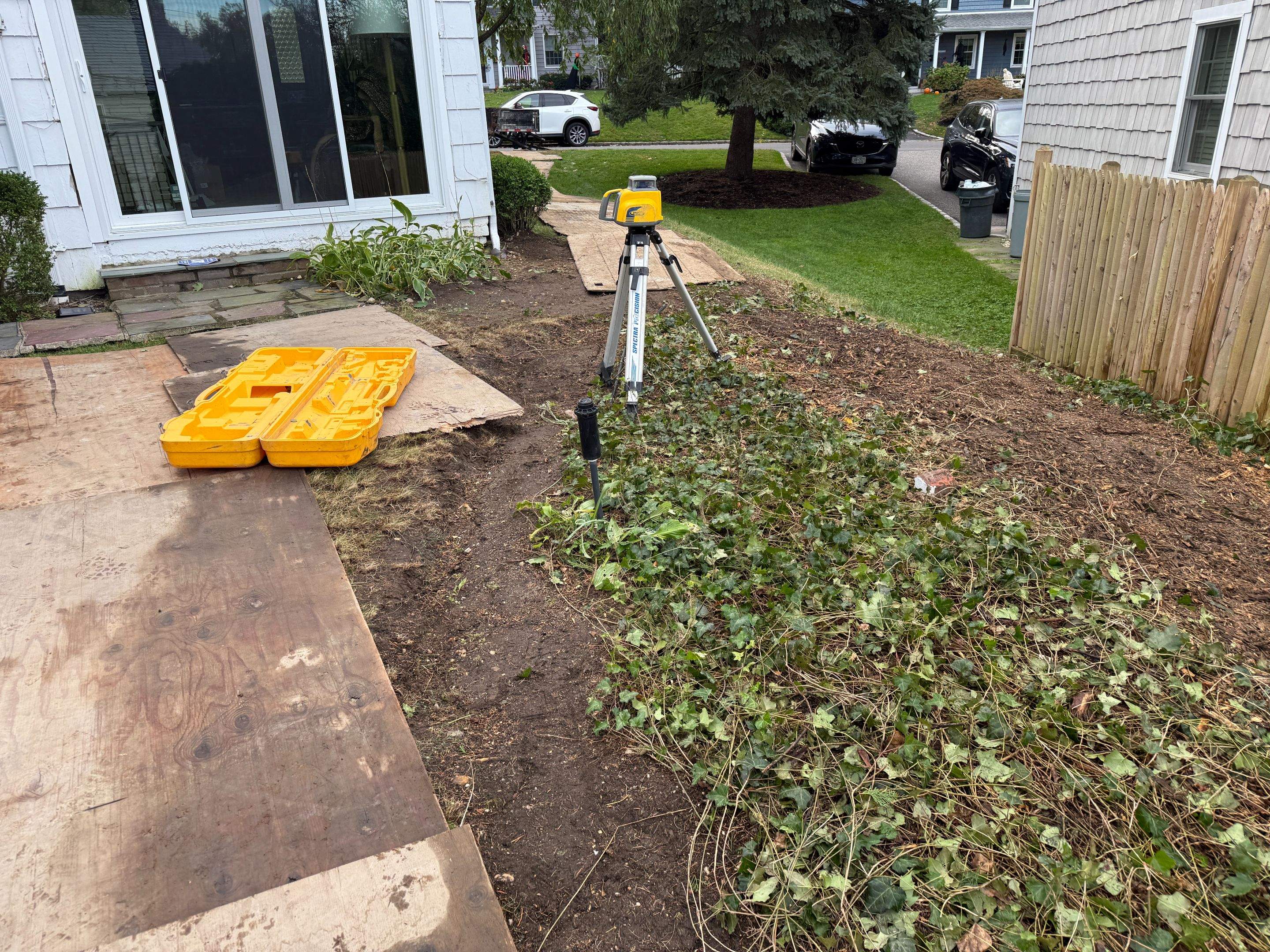 Concrete Retaining Wall Construction in Port Washington by Medina Design & Development Group