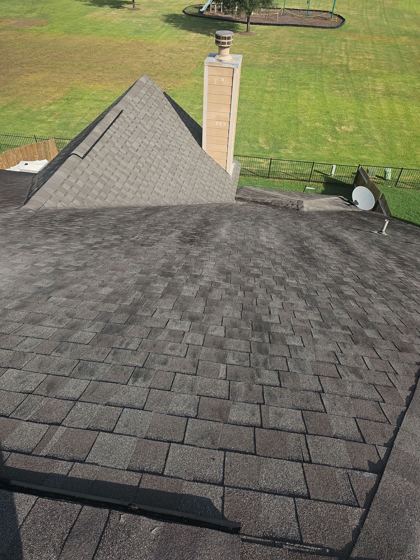 Hail Damage using Owen's Corning Duration (Lifetime) Shingles by Roof Repair Company