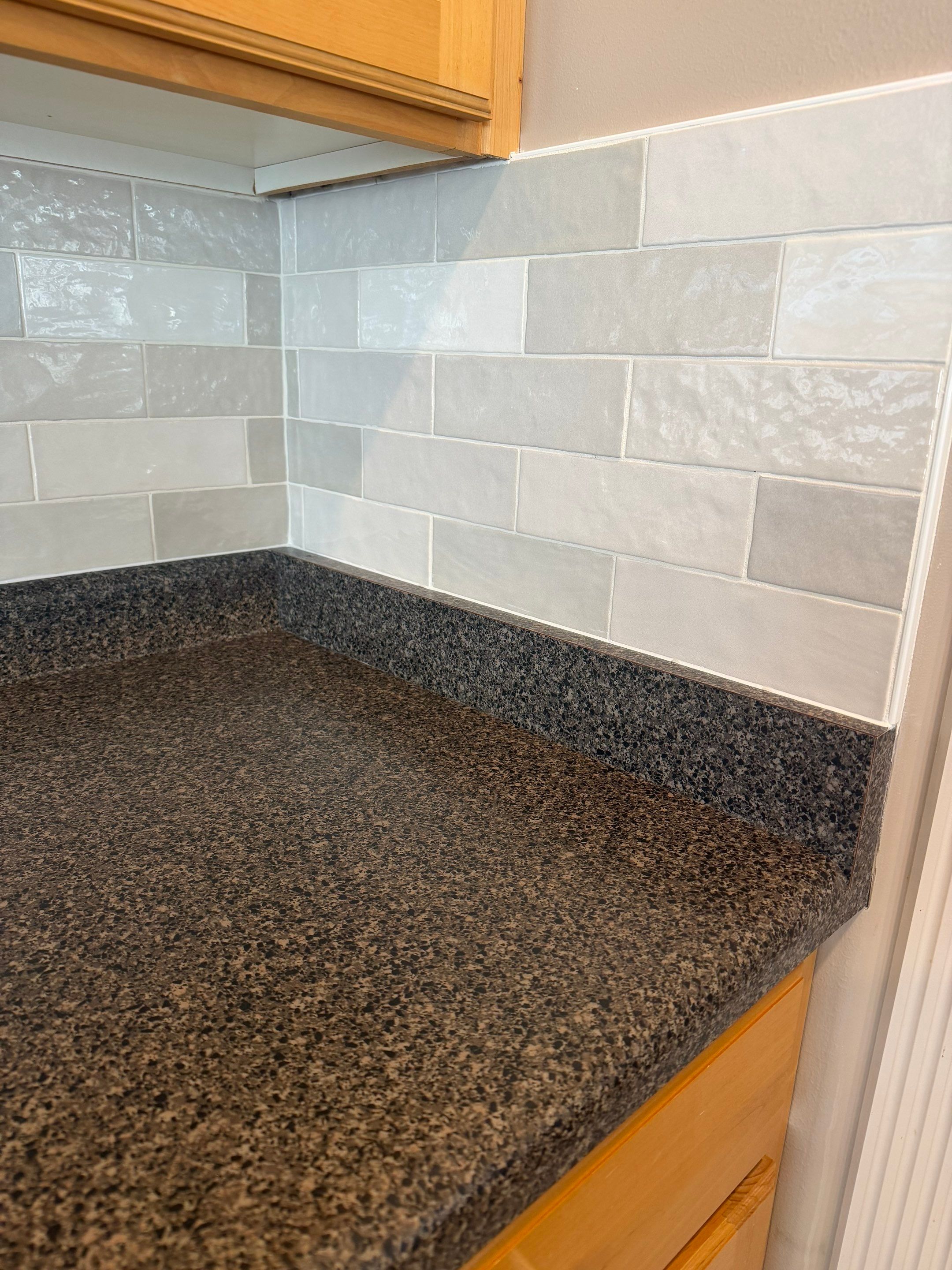 Backsplash Project in Riverton by Rudd Builders LLC