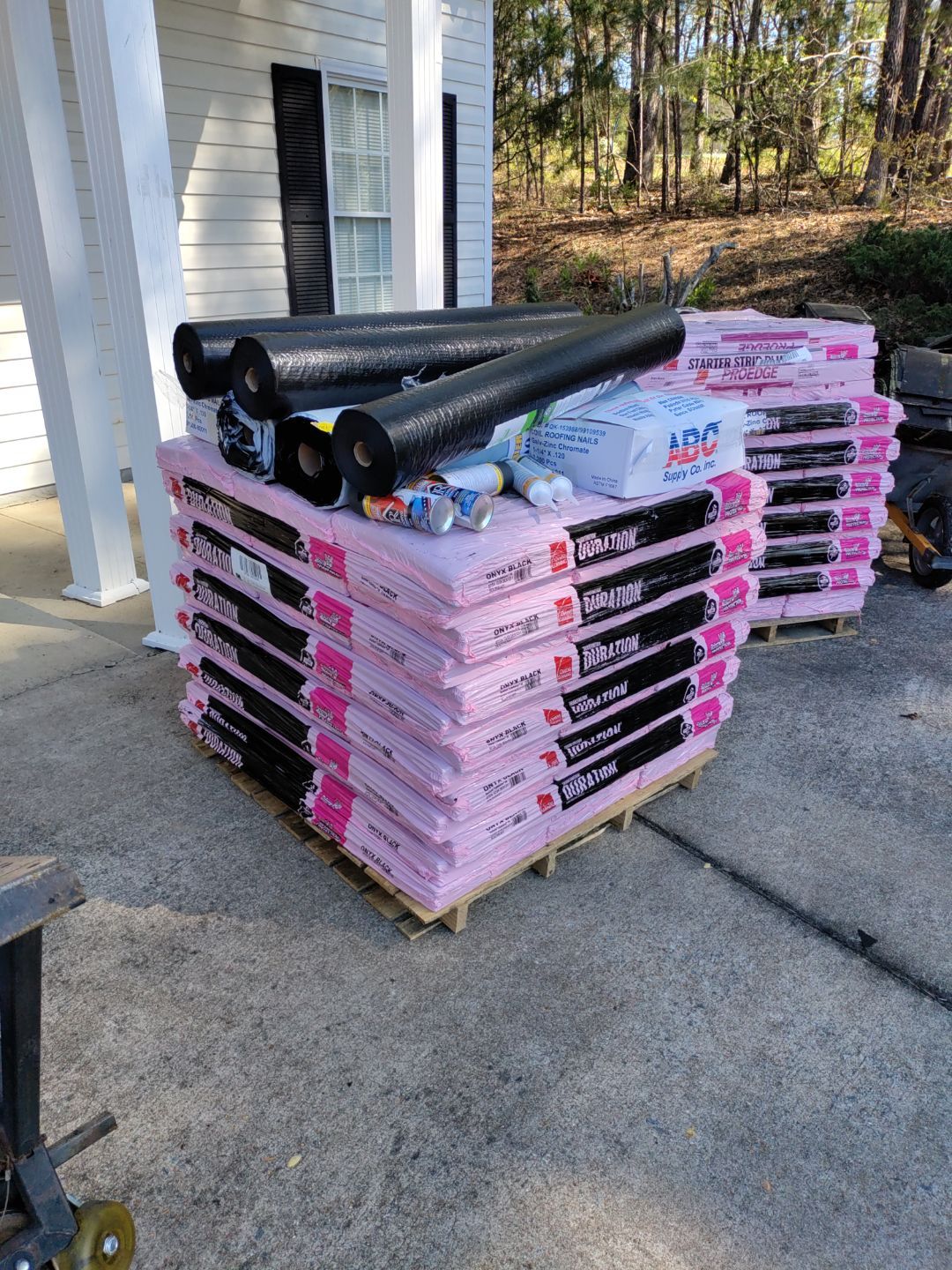 Pool House Roof Replacement using Owens Corning Onyx Black by Inspector Roofing and Restoration