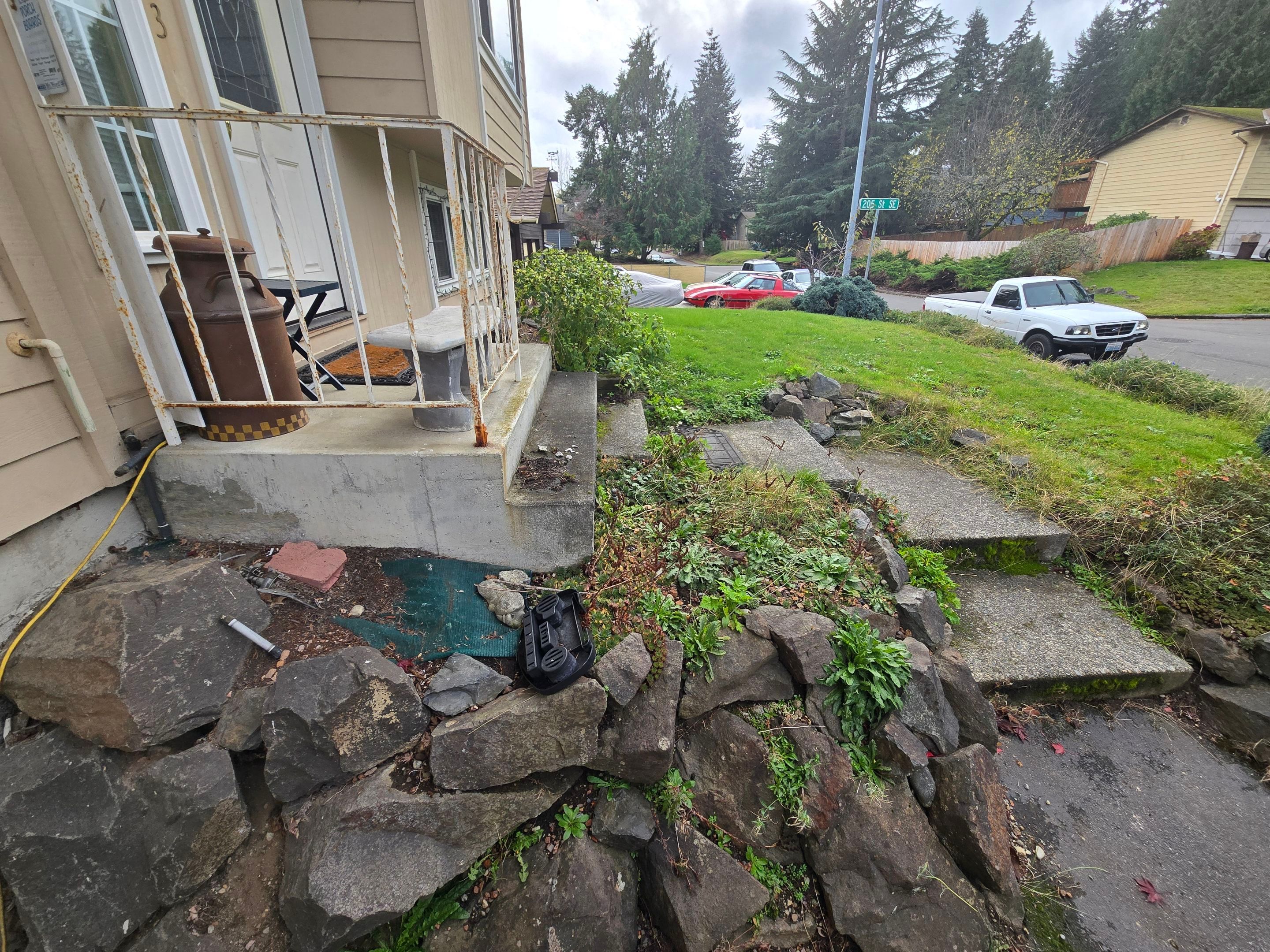 Concrete Front Stair Repair | Bothell  by Jireh Asphalt & Concrete Inc 