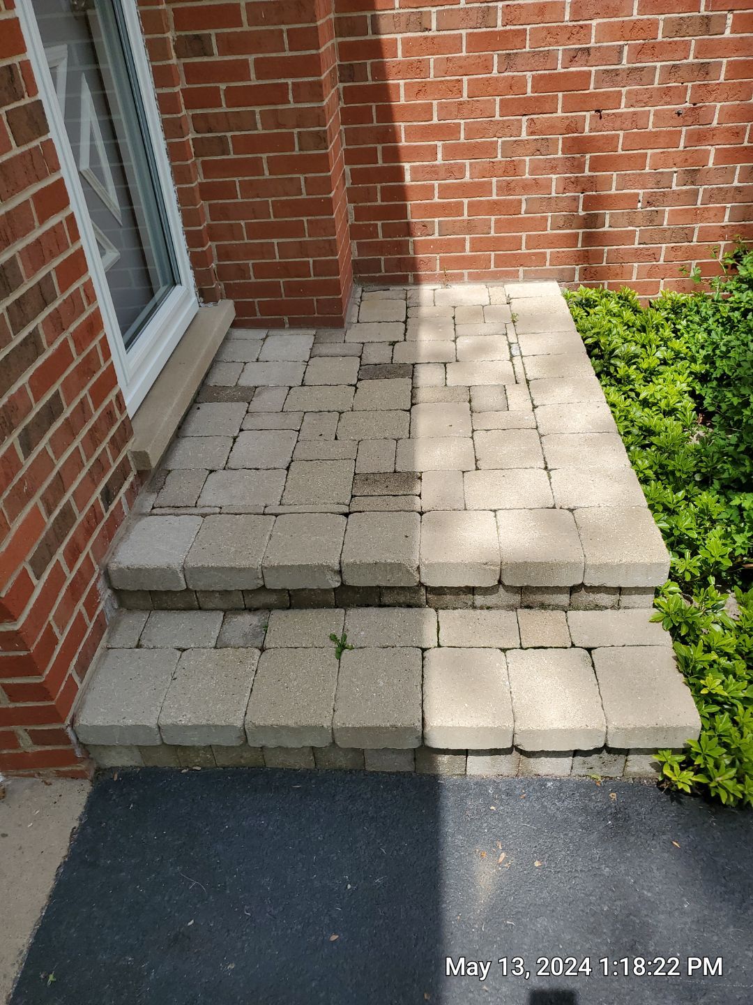 Brick paver clean, sand and seal.  using Surebond SB-1300 by Northern Power Washing LLC.