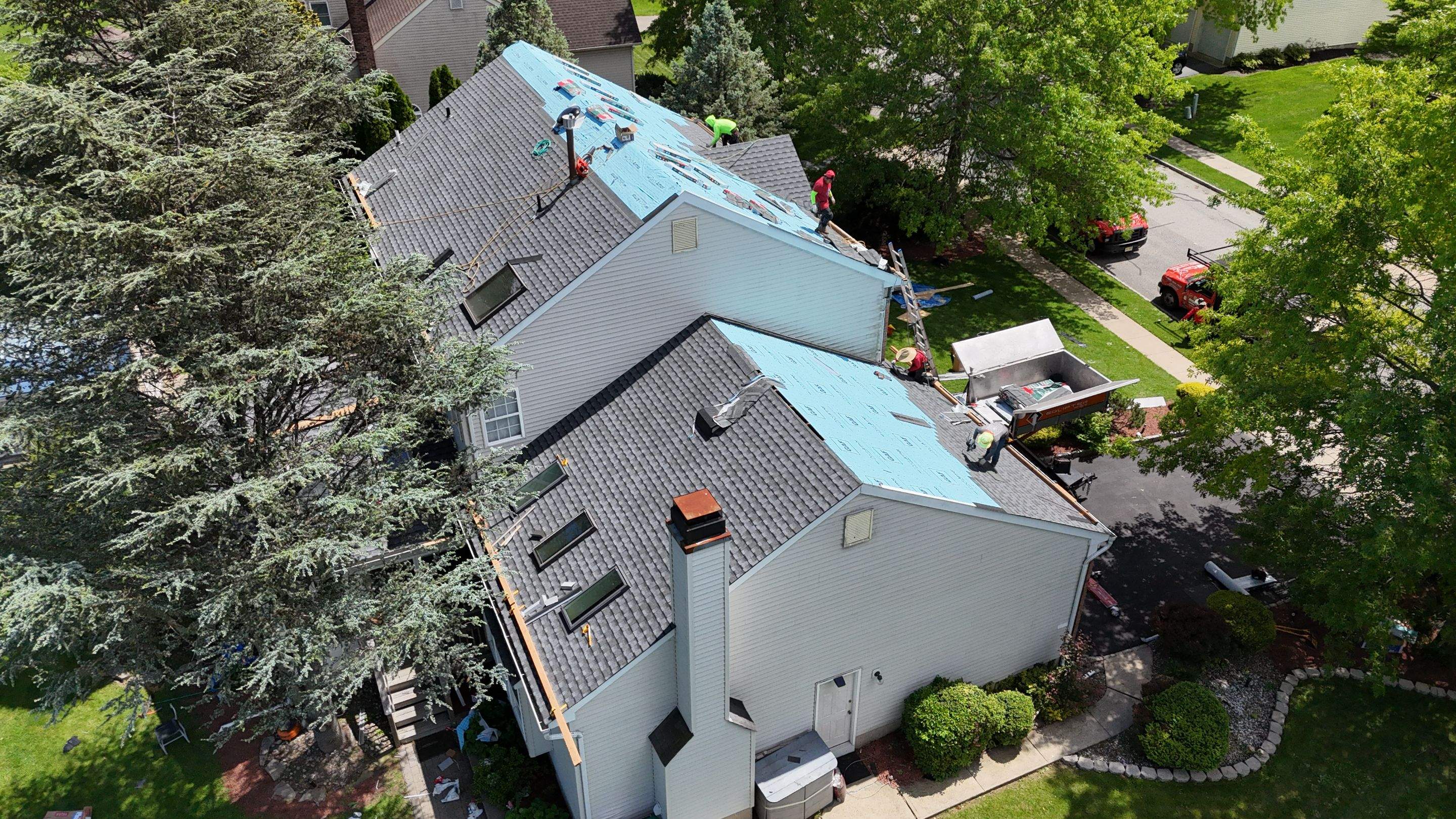 Roof Project in Stewartsville, NJ by All State Home Improvement Inc.