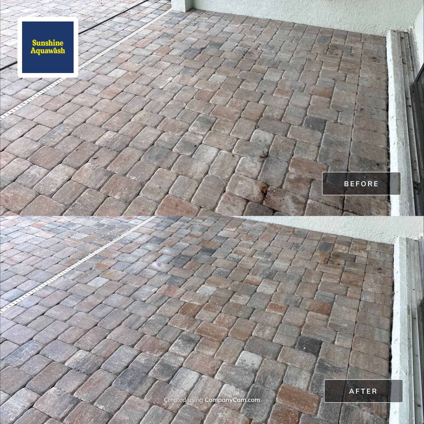 Paver Pool Deck Cleaning Showcase – Lakewood Ranch, FL by Sunshine AquaWash