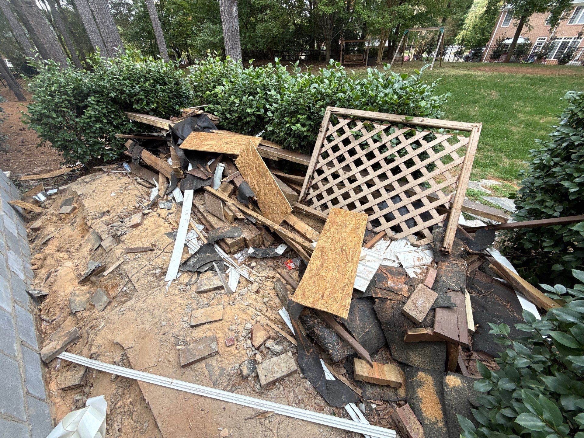 Project in Charlotte by Badger Hauling