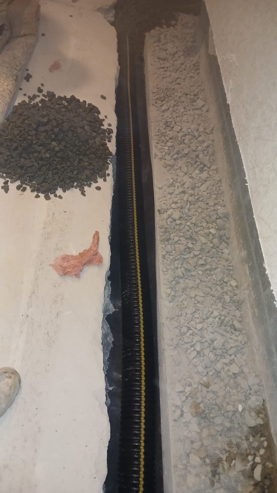 Interior French Drain With Radon Seal & Mold Remediation in Wall Township by Pure Service Pro, LLC 