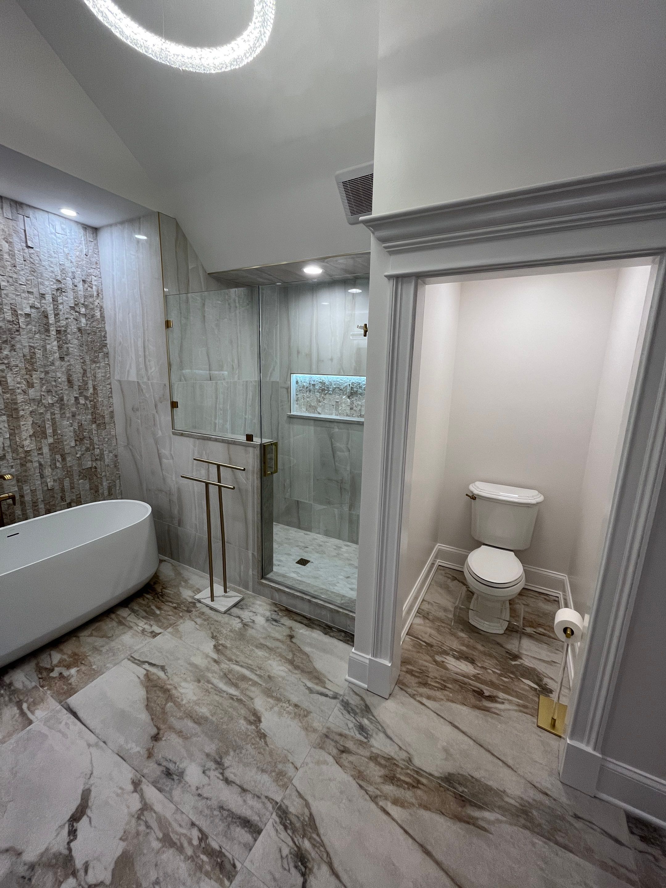 Incredible Master Bath and Closet by Snap Home Solutions