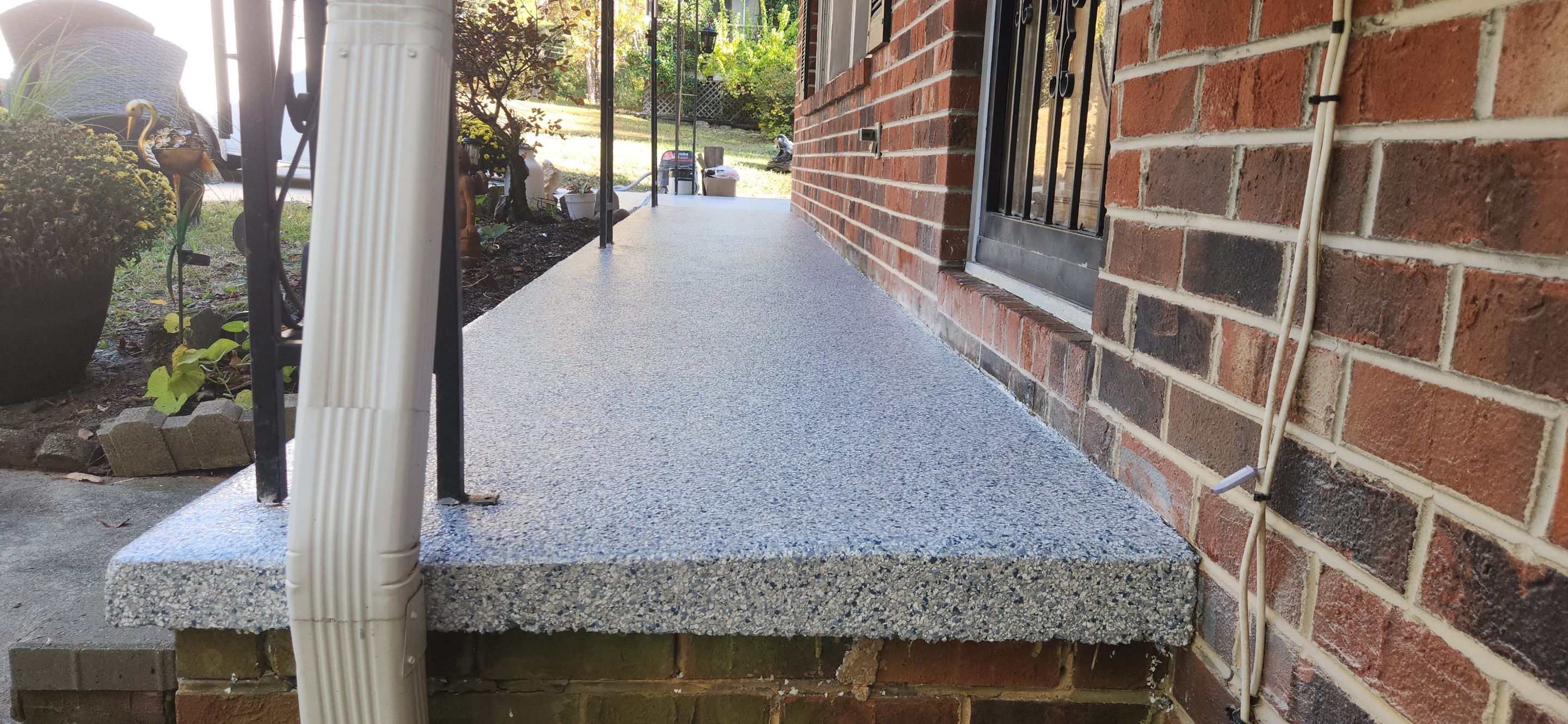Carport & Porch Completed Using Tidal Wave by Elite Floor Solutions