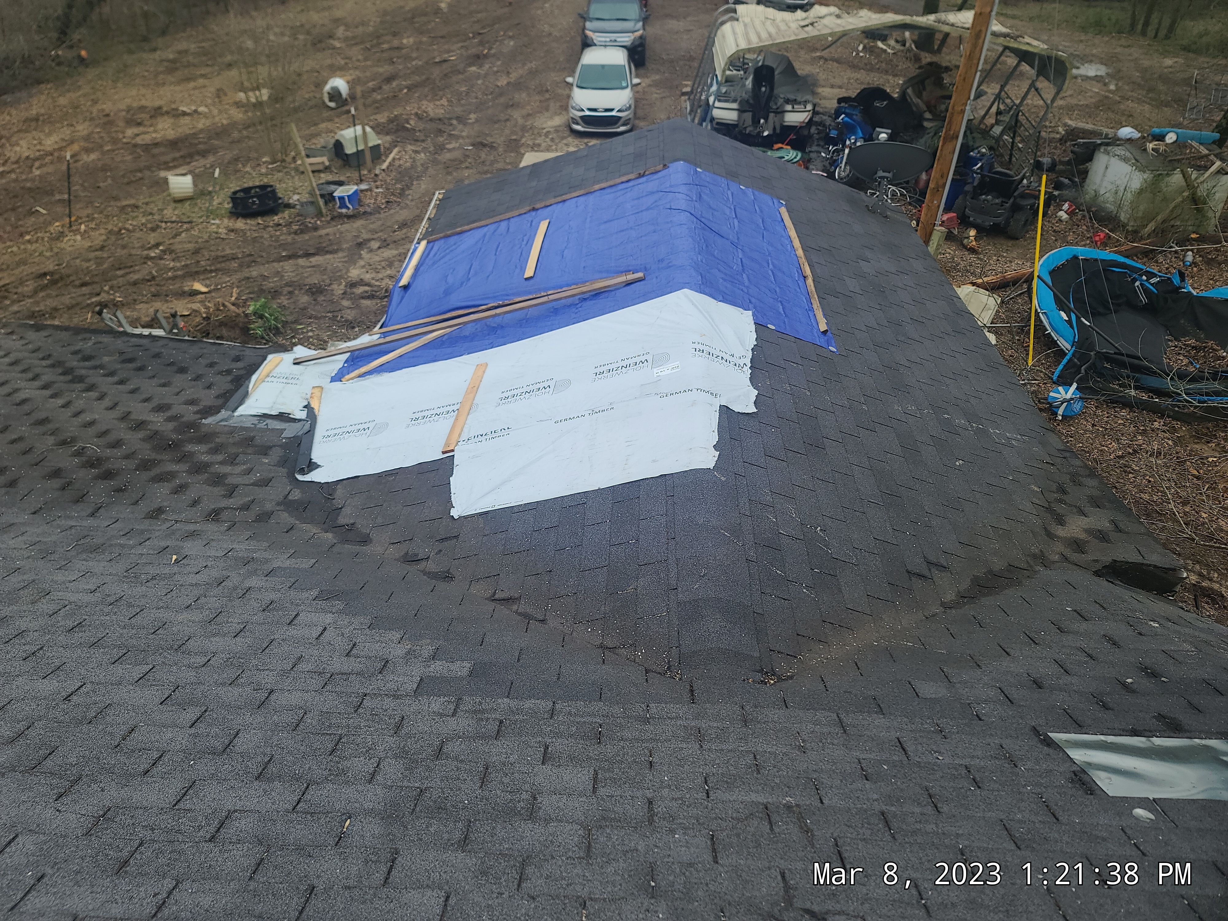 Residential Shingle Reroof using Certainteed Landmark 3-Tab by Hostetler Roofing