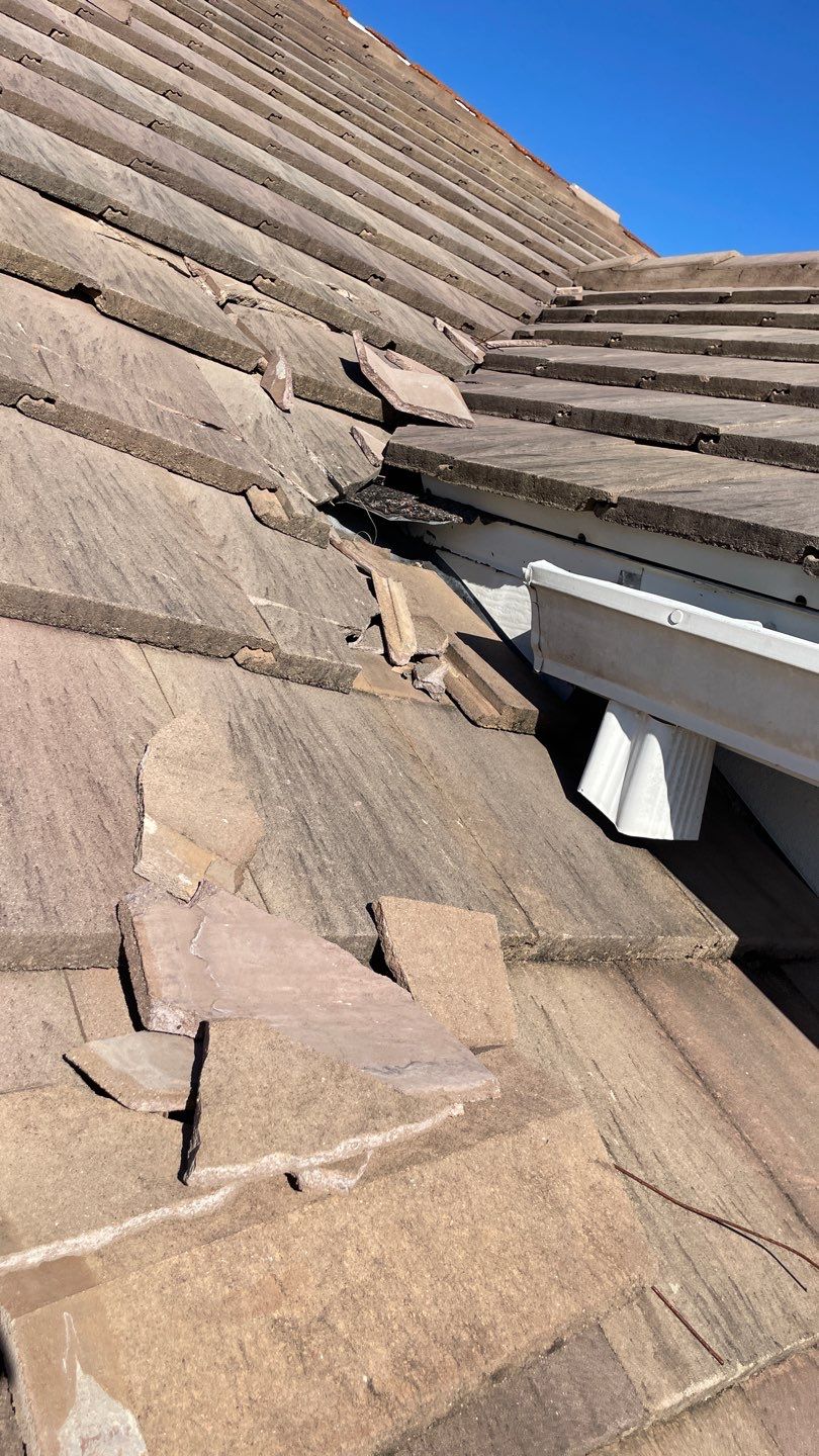 Residential Roofing Repair using Concrete Tile by Four Peaks Roofing