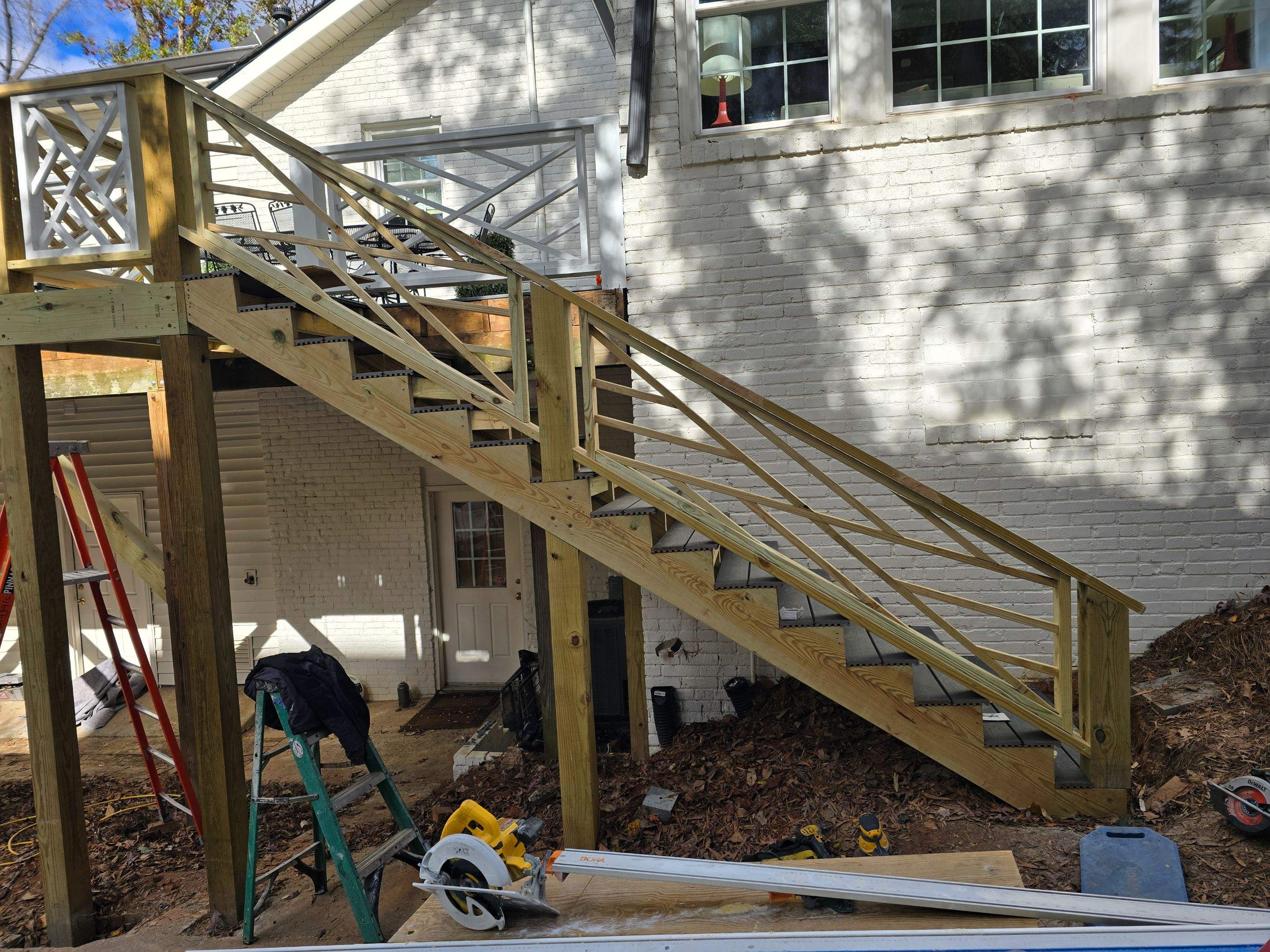 Custom Railings, Deck Support Installation, and Professional Deck Painting by Billy Weatherspoon Contractor