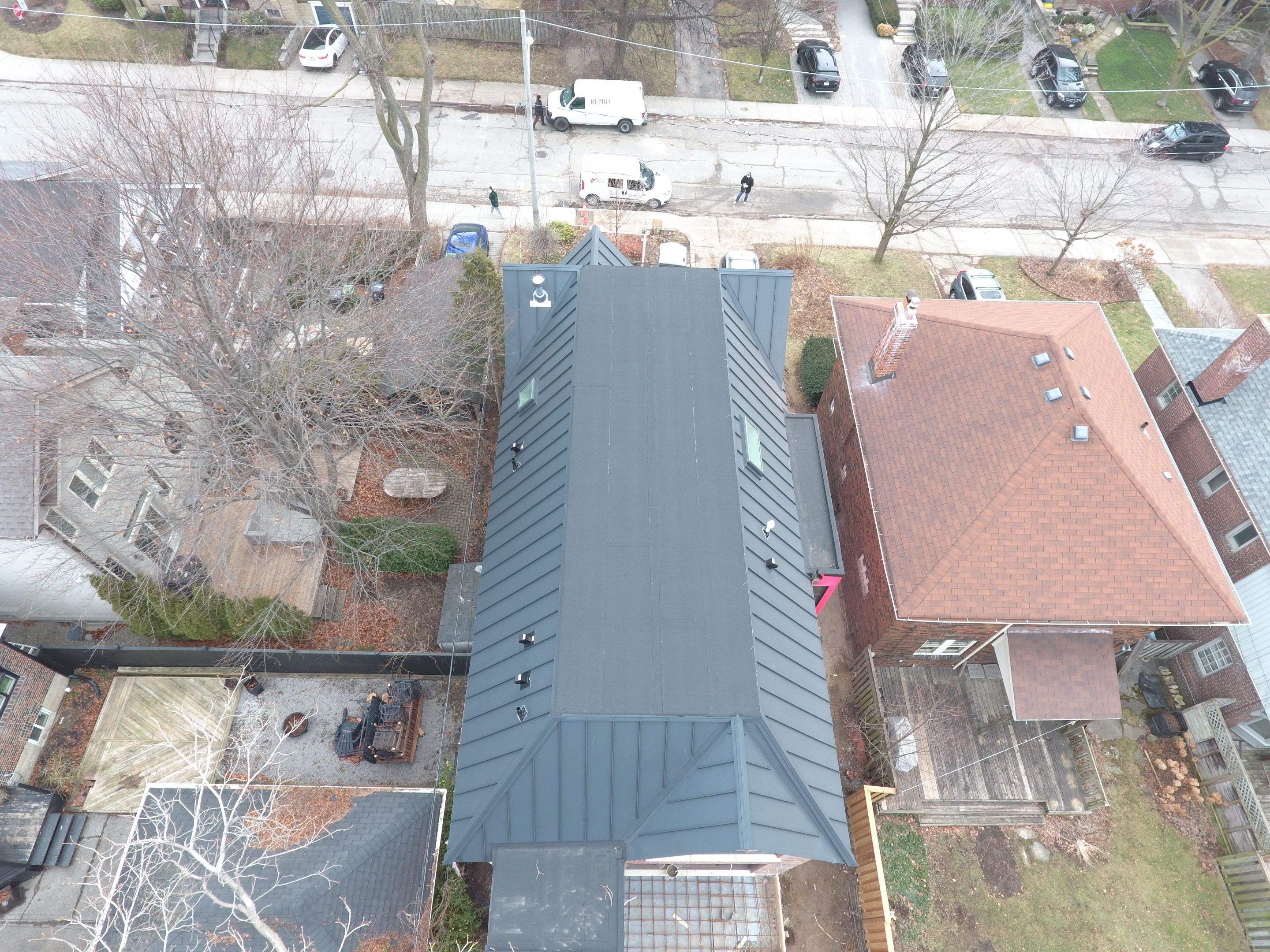 New Home Construction using 24 Ga Standing Seam Metal by Jay Carter Roofing & Sheet Metal