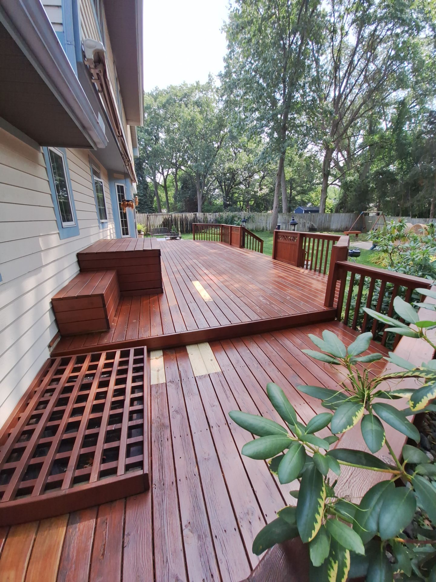 Interior Renovation and Multi-Level Deck Staining in Norton Shores by Gordon Painting