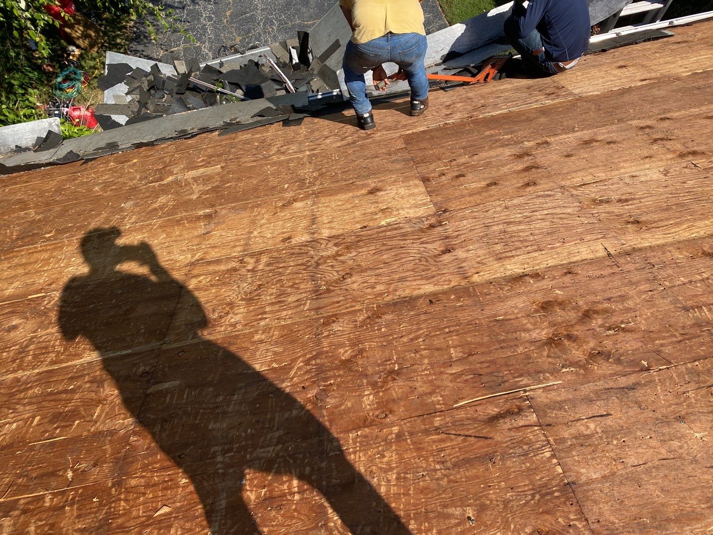 Residential Roofing Installation using Owens Corning Duration Slatestone Gray by A Plus Exterior