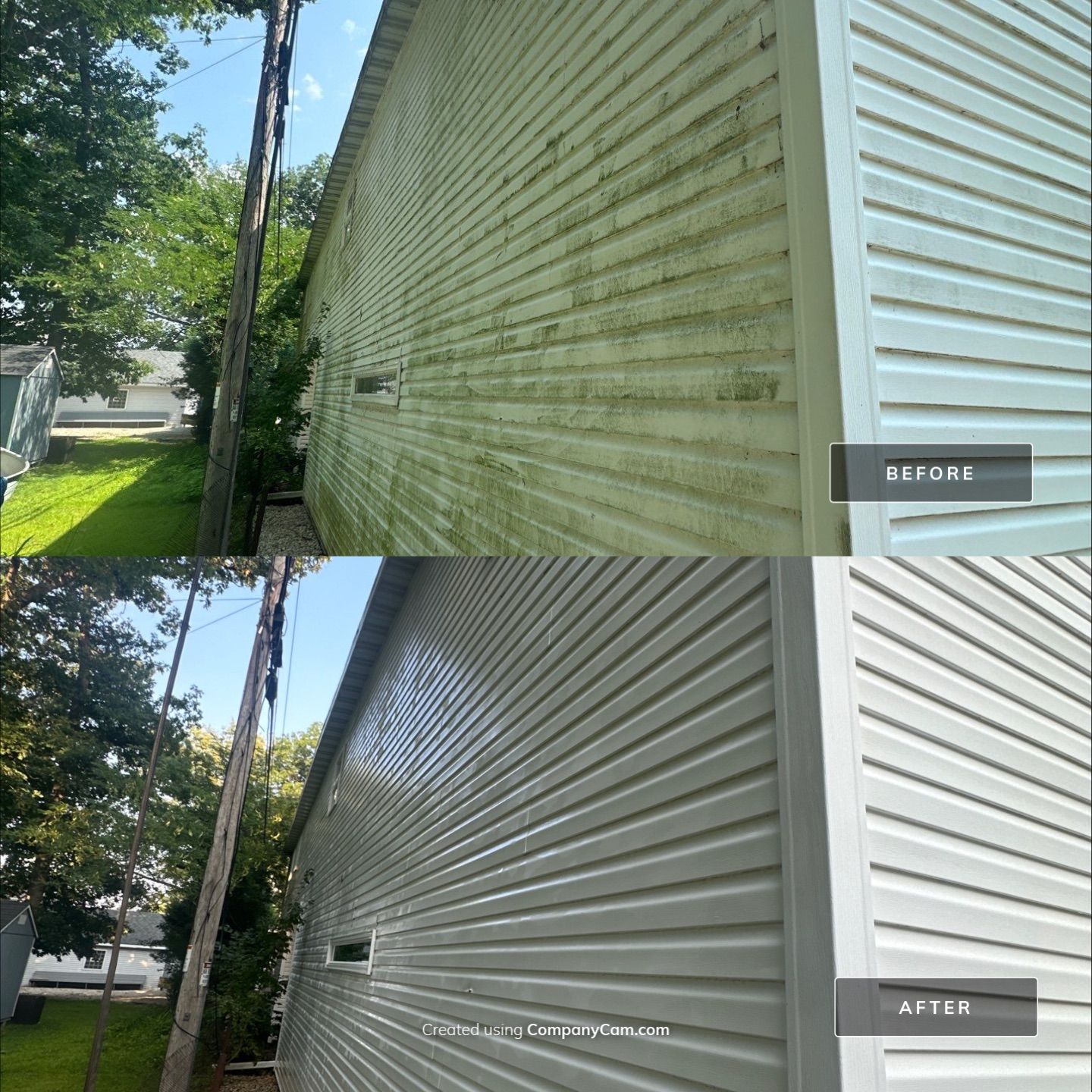 Project in Delavan by Simmons Power & Soft Washing