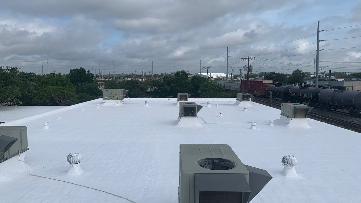 Foam & Metal Roof Restoration – Thermo Sensors (Garland, TX) by All Star Roofing LLC
