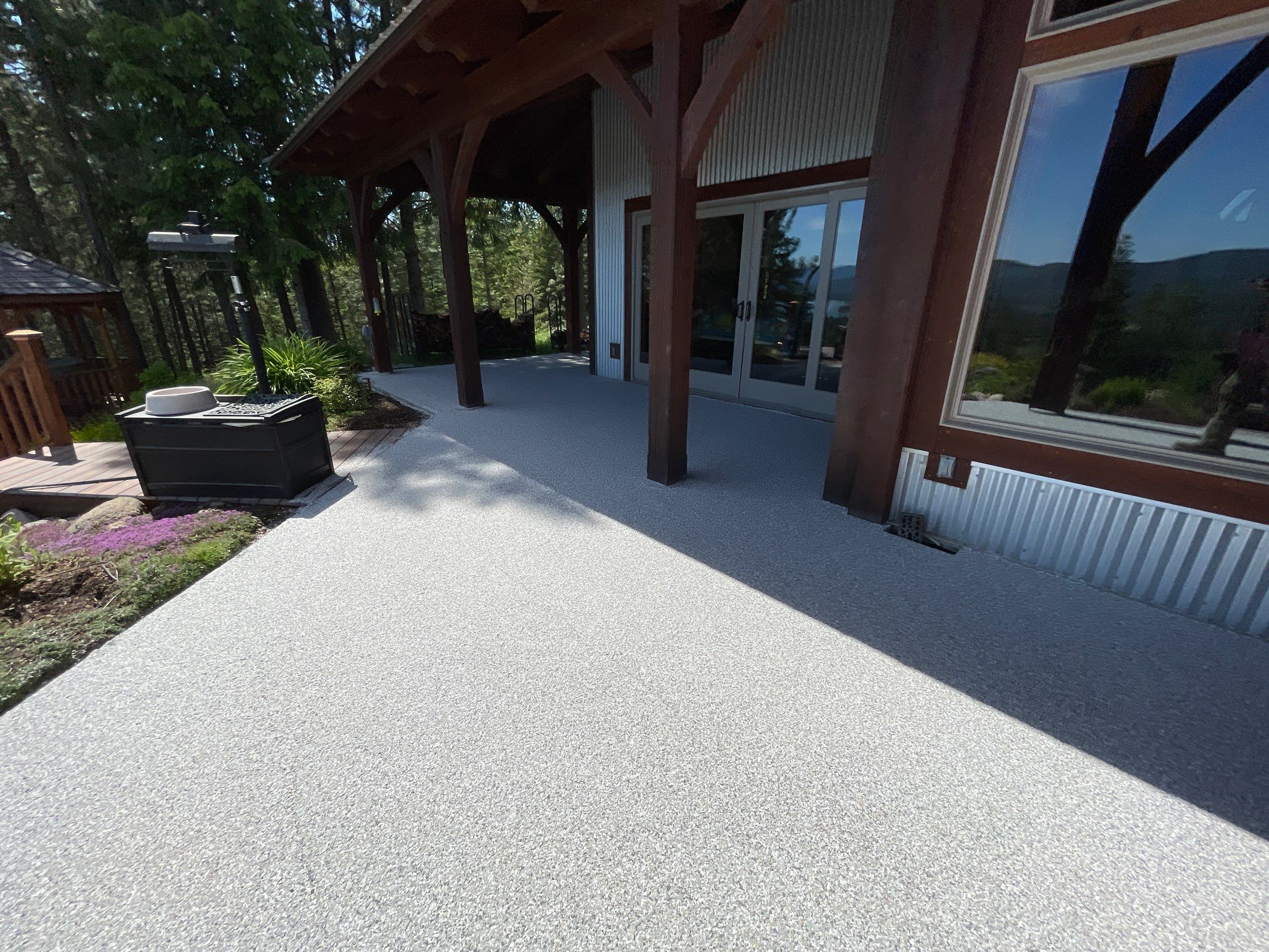 Patio Transformation using Mt Everest by Croc Coatings, LLC