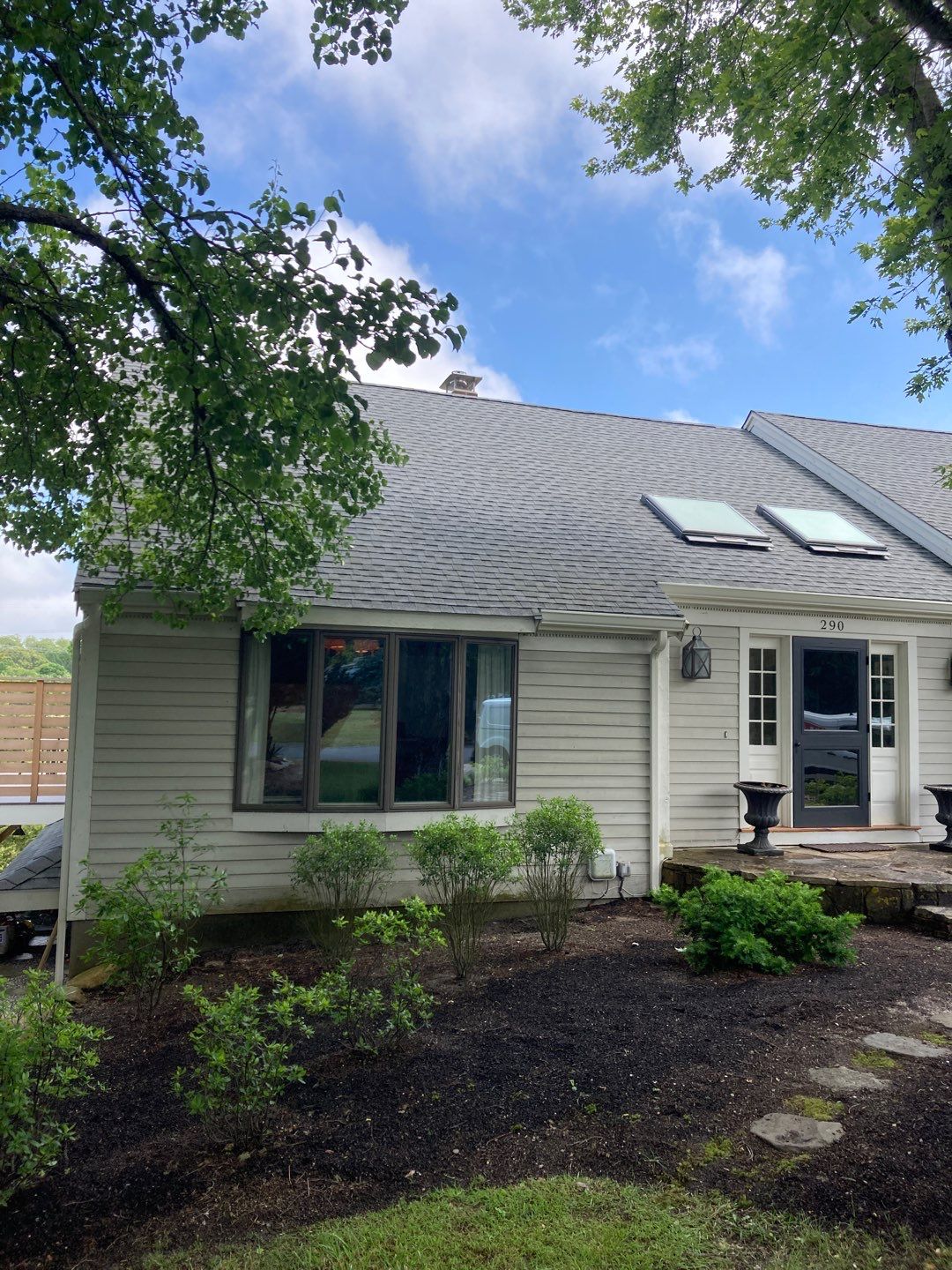 6" Leaf Relief K-Style Gutter installation in Eastham, Ma by Gutter Pro Enterprises